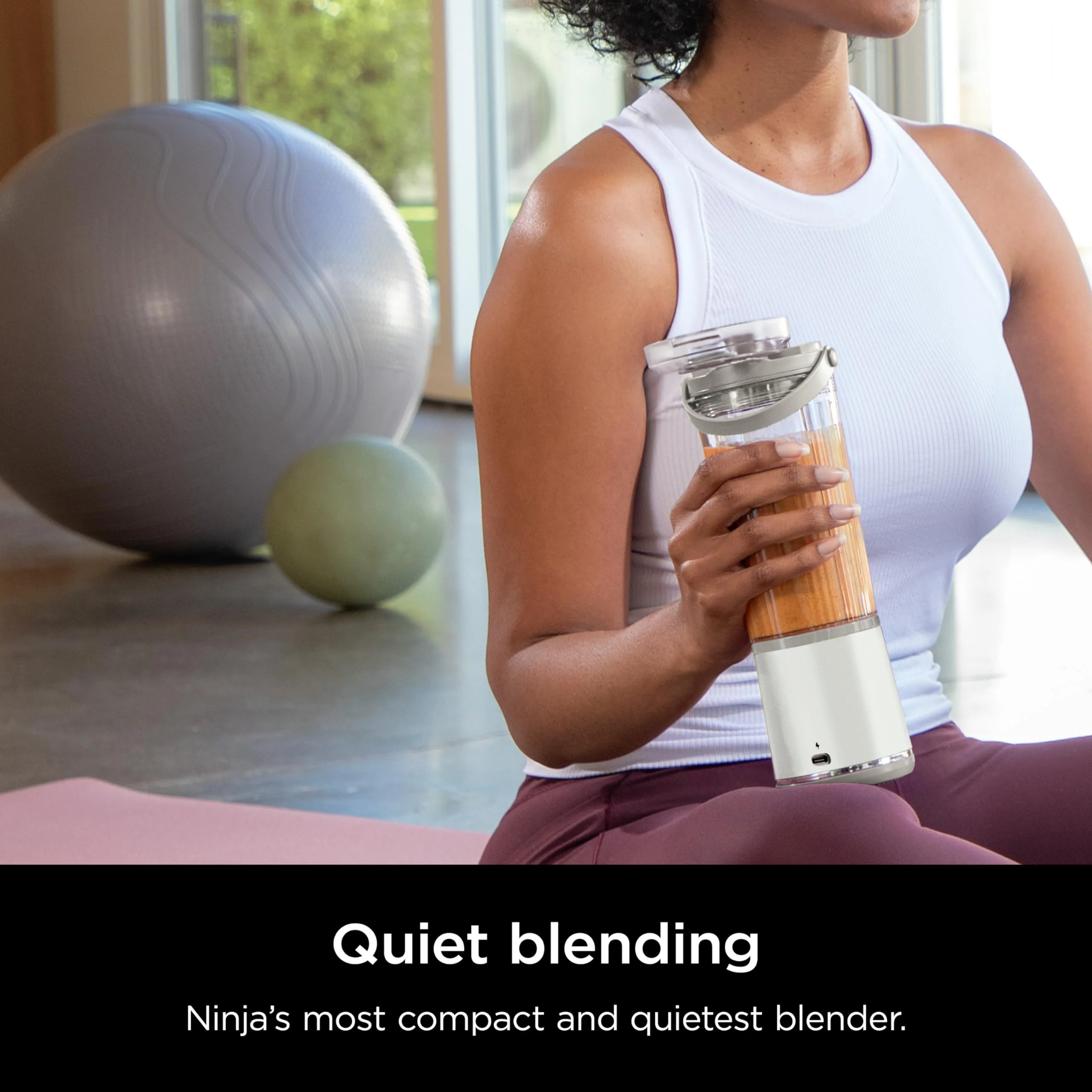 Ninja Blast Portable Blender, Cordless, 18oz. Vessel, Personal Blender for Shakes & Smoothies, BPA Free, Leakproof Lid & Sip Spout, USB-C Rechargeable, Dishwasher Safe Parts, Metallic Purple, - Image 83
