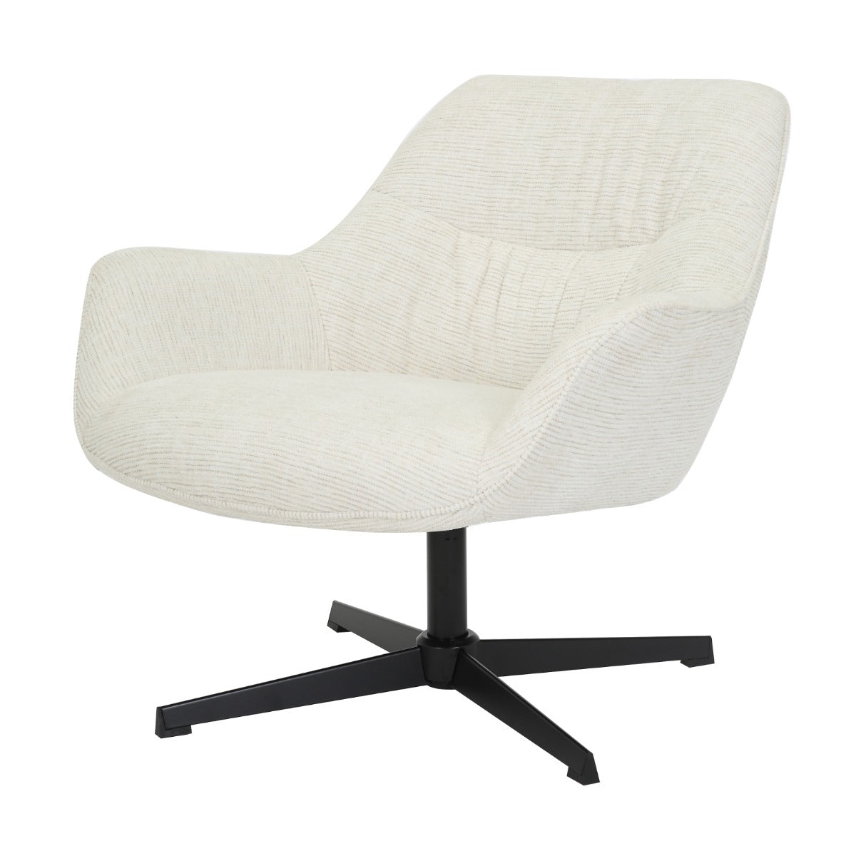 Livingfurn - Daphne draaifauteuil - zand