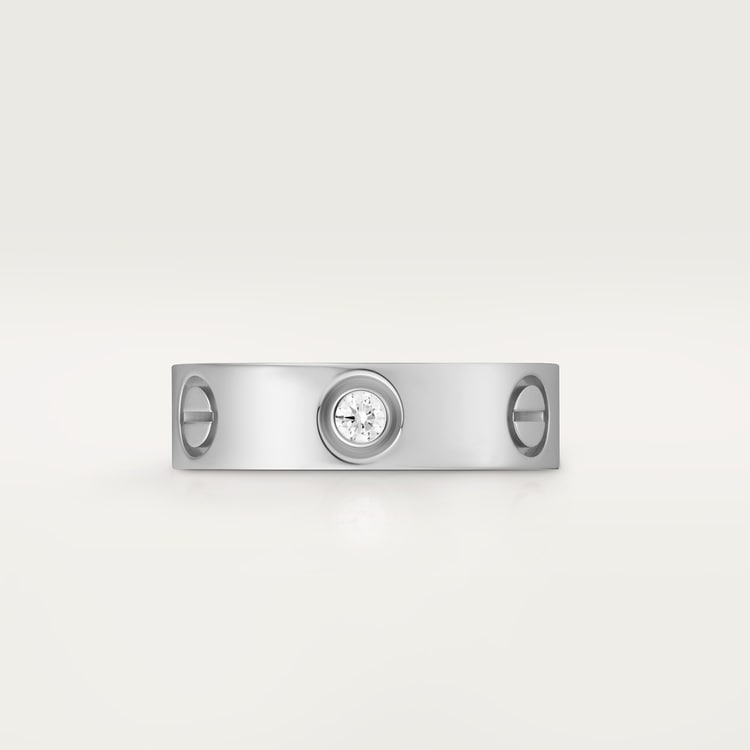 Replicate LOVE ring, classic model, 3 diamonds(1:1 replica) - Original Replica Club