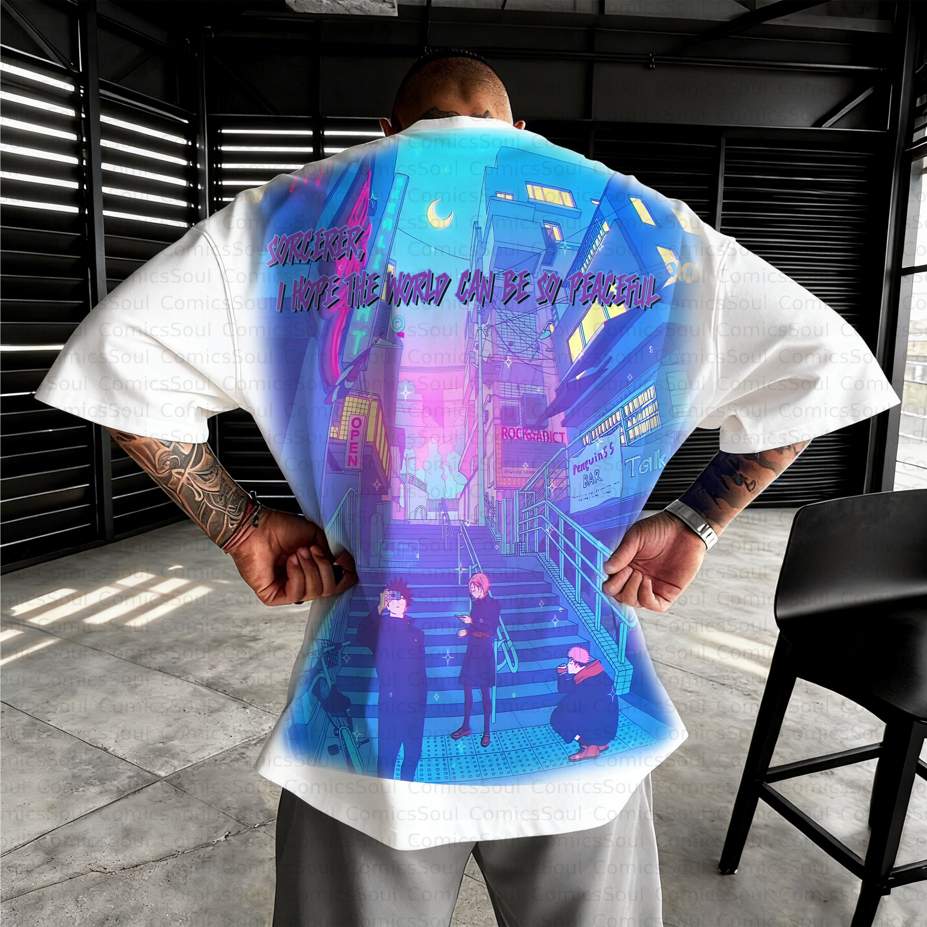 Unisex Anime Inspired Vintage T-Shirt