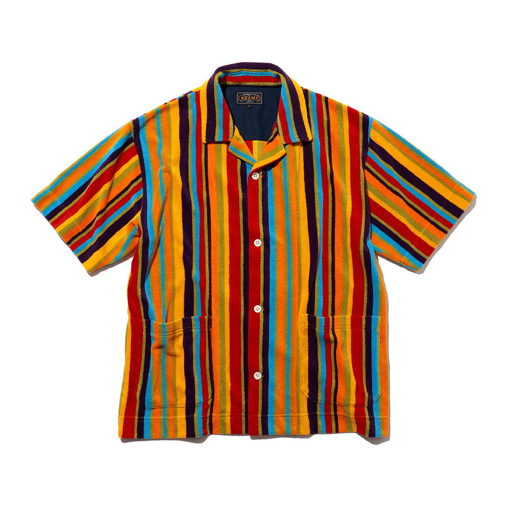 Beams Plus - Polo Rayé - Multicolore