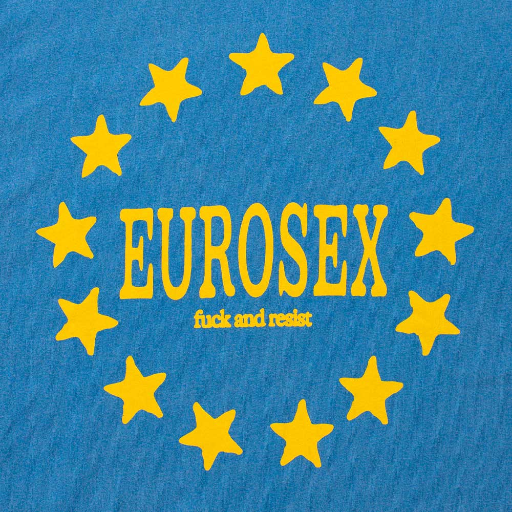 Carne Bollente - T-shirt Eurosex - Bleu