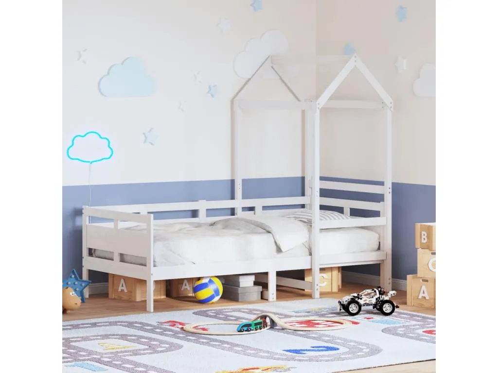 Sofá cama Francomuebleses maciza de Francomuebleses blanco 80x200 cm