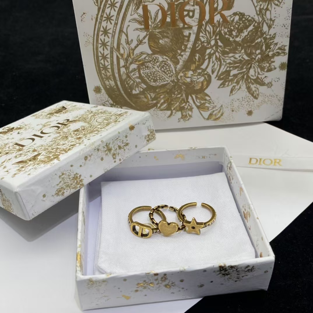 Dior Stacked Rings - 3 Pieces - Original Replica Club