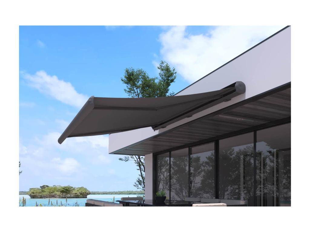 Toldo motorizado gris 3x2,5m CETO