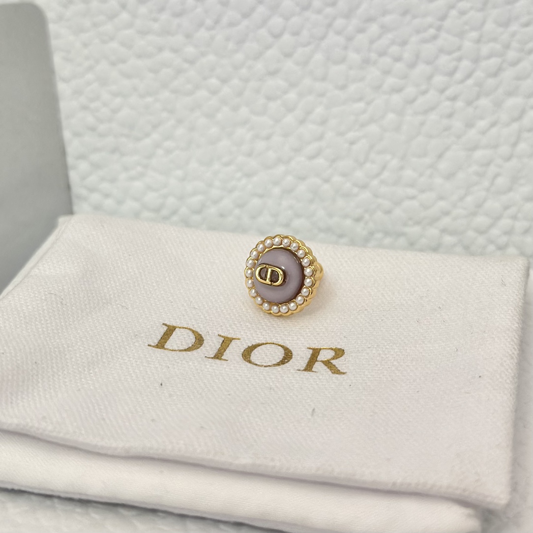 Dior Three Pieces Enamel Stud Earrings - Original Replica Club