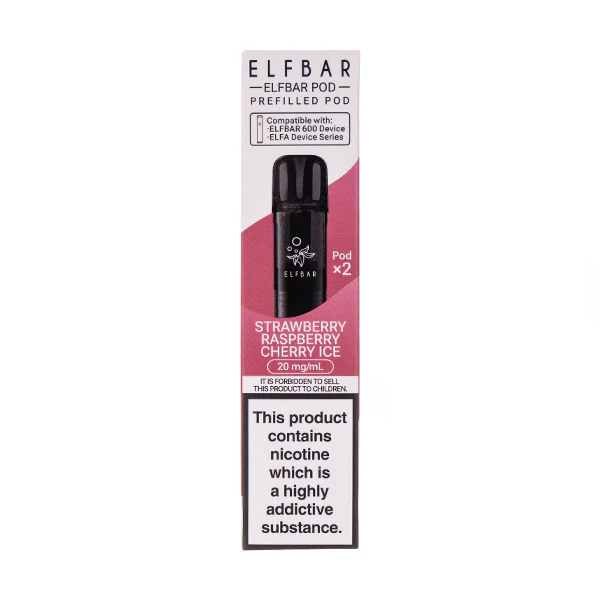 elf bar cherry ice pods Strawberry Raspberry Cherry Ice Elf Bar 600 Prefilled Pods