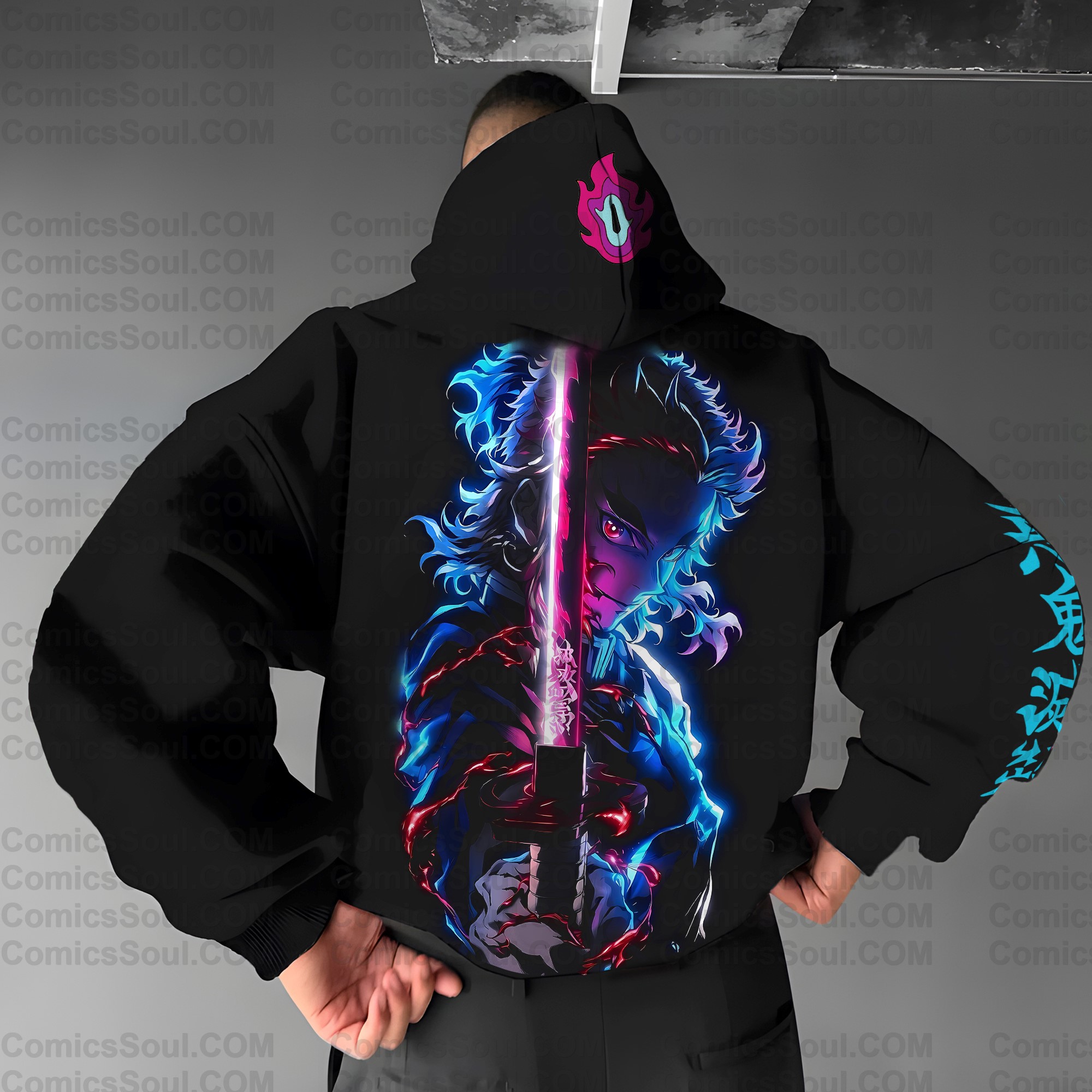 Unisex “ Comicssoul   ” Graphic Streetwear Vintage Hoodie
