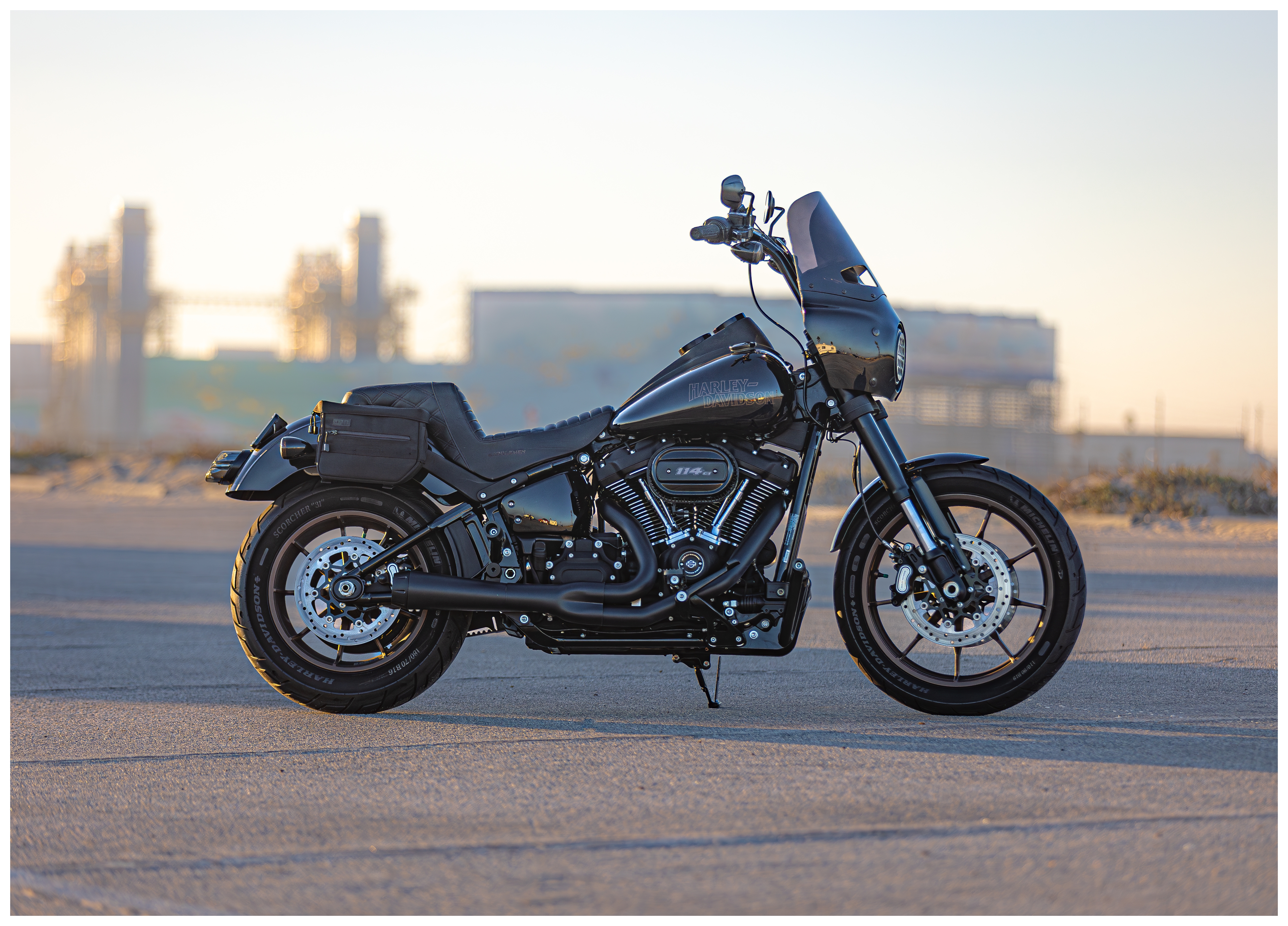 SportsBikeShop Burly Brand Stiletto Shock For Harley Softail 2018-2024
