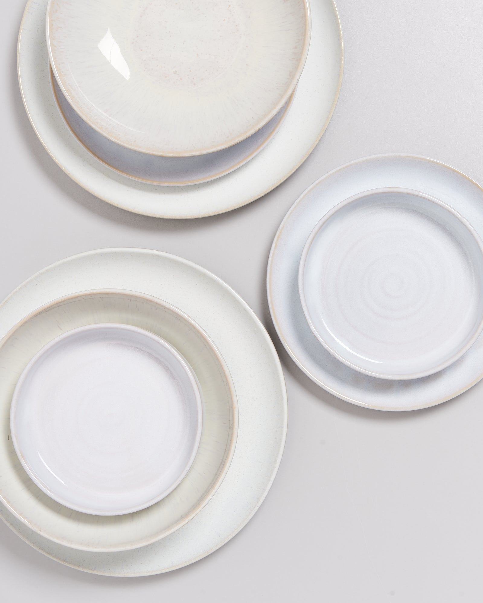 Geschirr-Set classic All white weiß 16-teilig