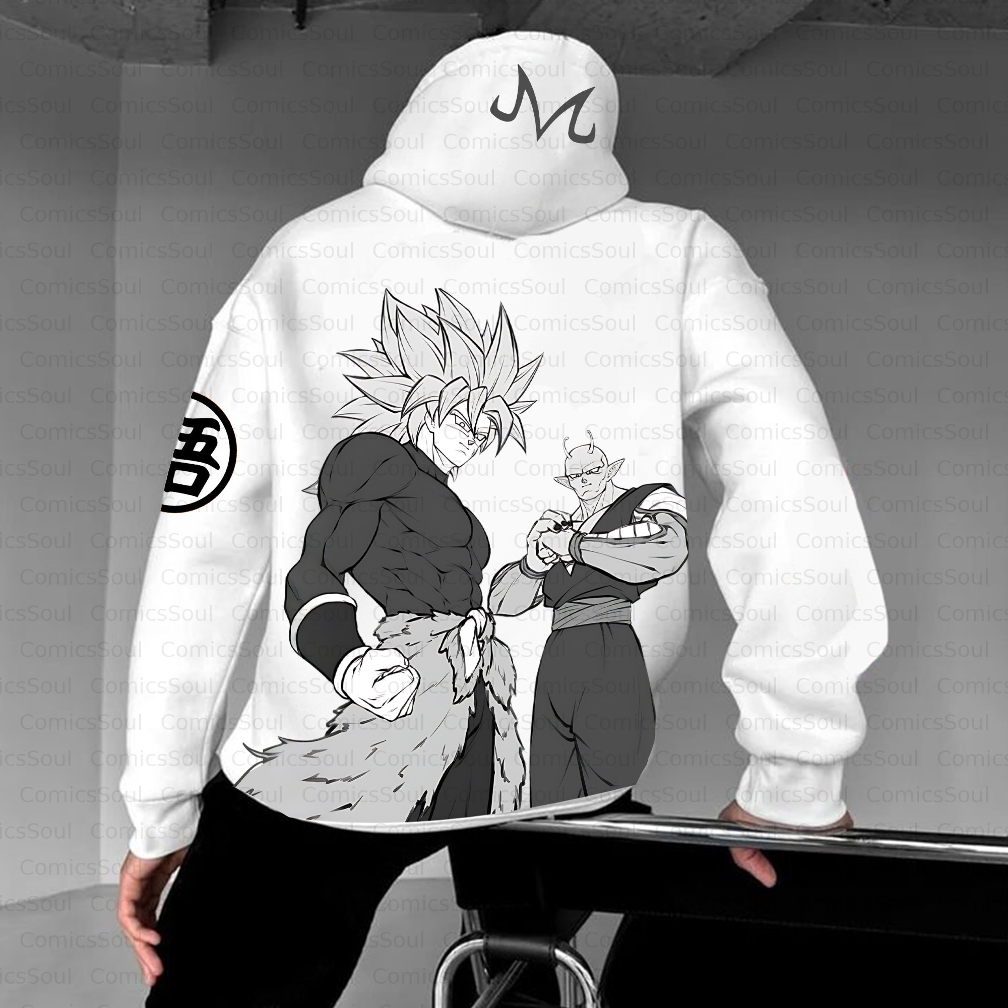 Unisex Anime Inspired Vintage Plush Hoodie