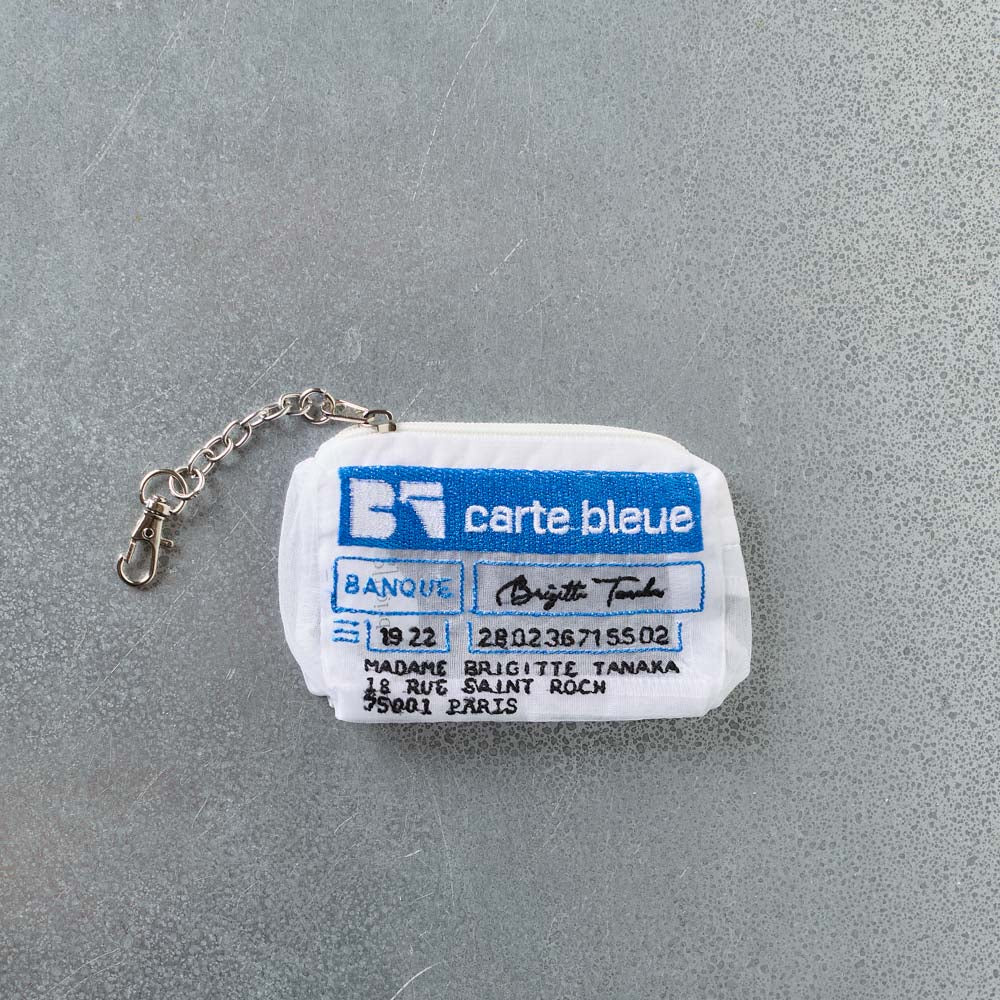Brigitte Tanaka - Pochette en organza - Carte Bleue