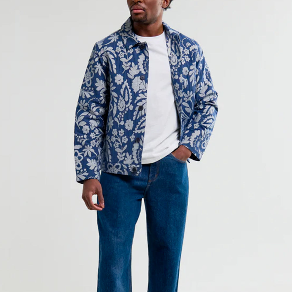 Wax London - Veste Iggy - Bleu Ecru
