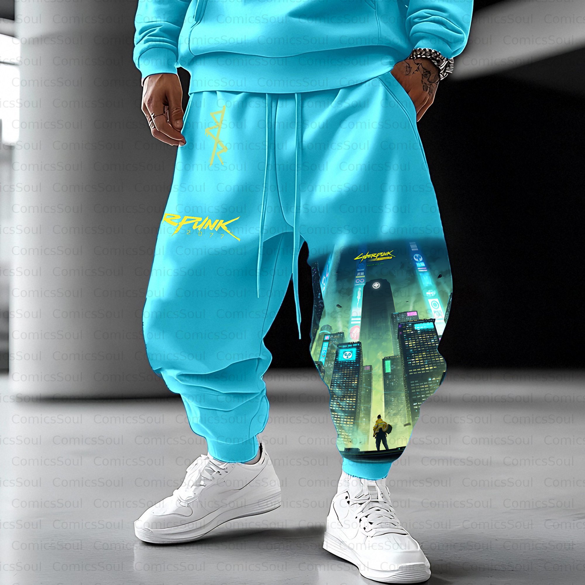 Unisex Casual Anime Streetwear Pant