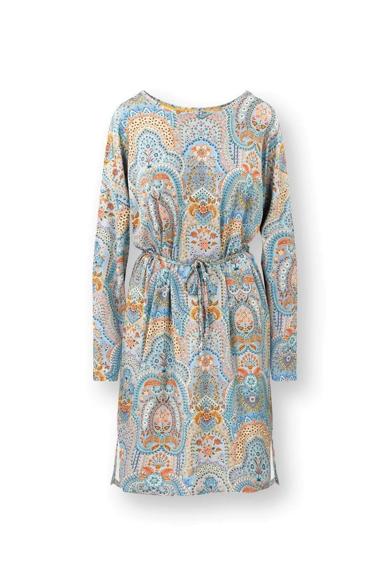 Dido Long Sleeve Nightdress Jabali Blue