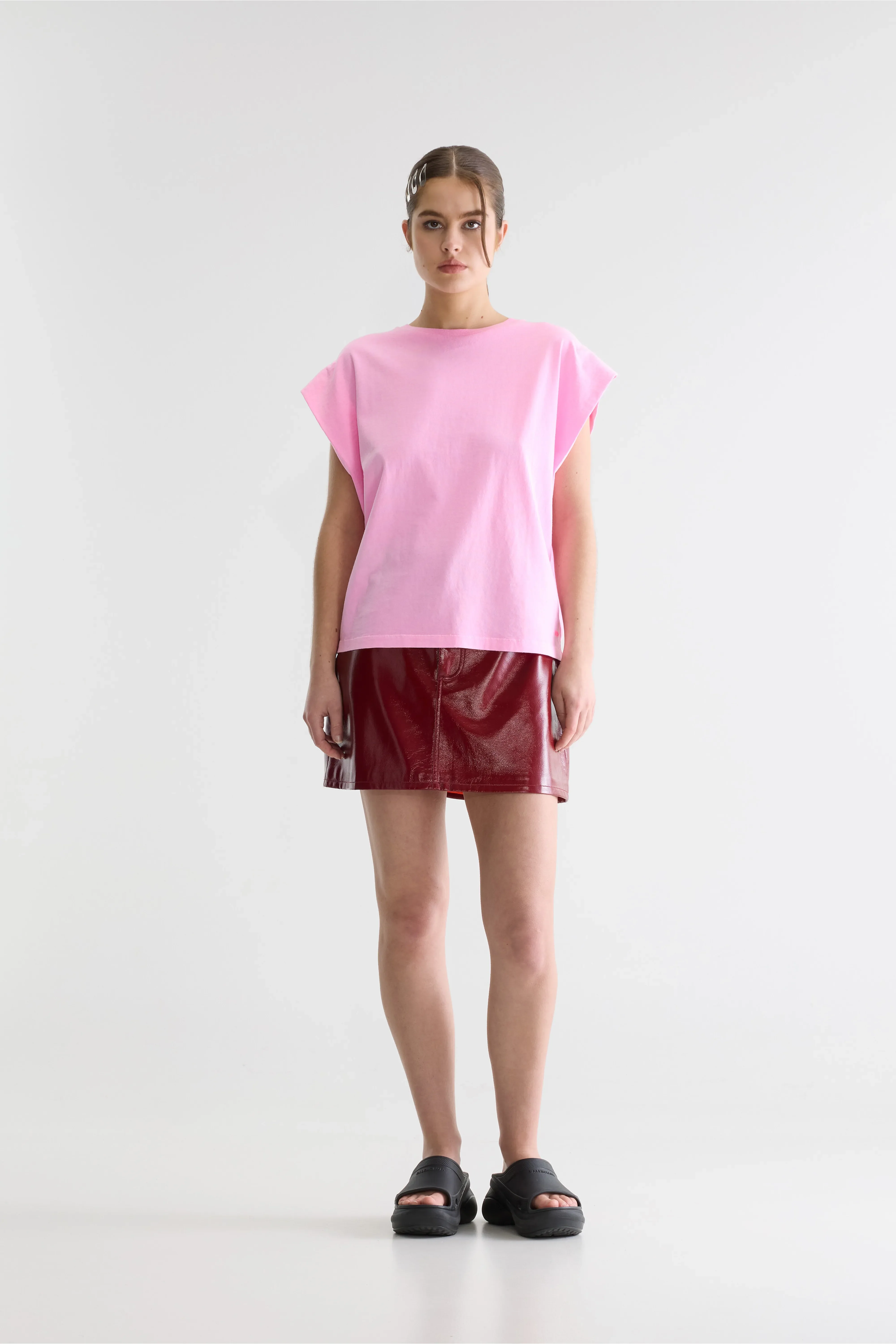 Bellerose Vice sleeveless t-shirt (261 / W / FLUO PINK)