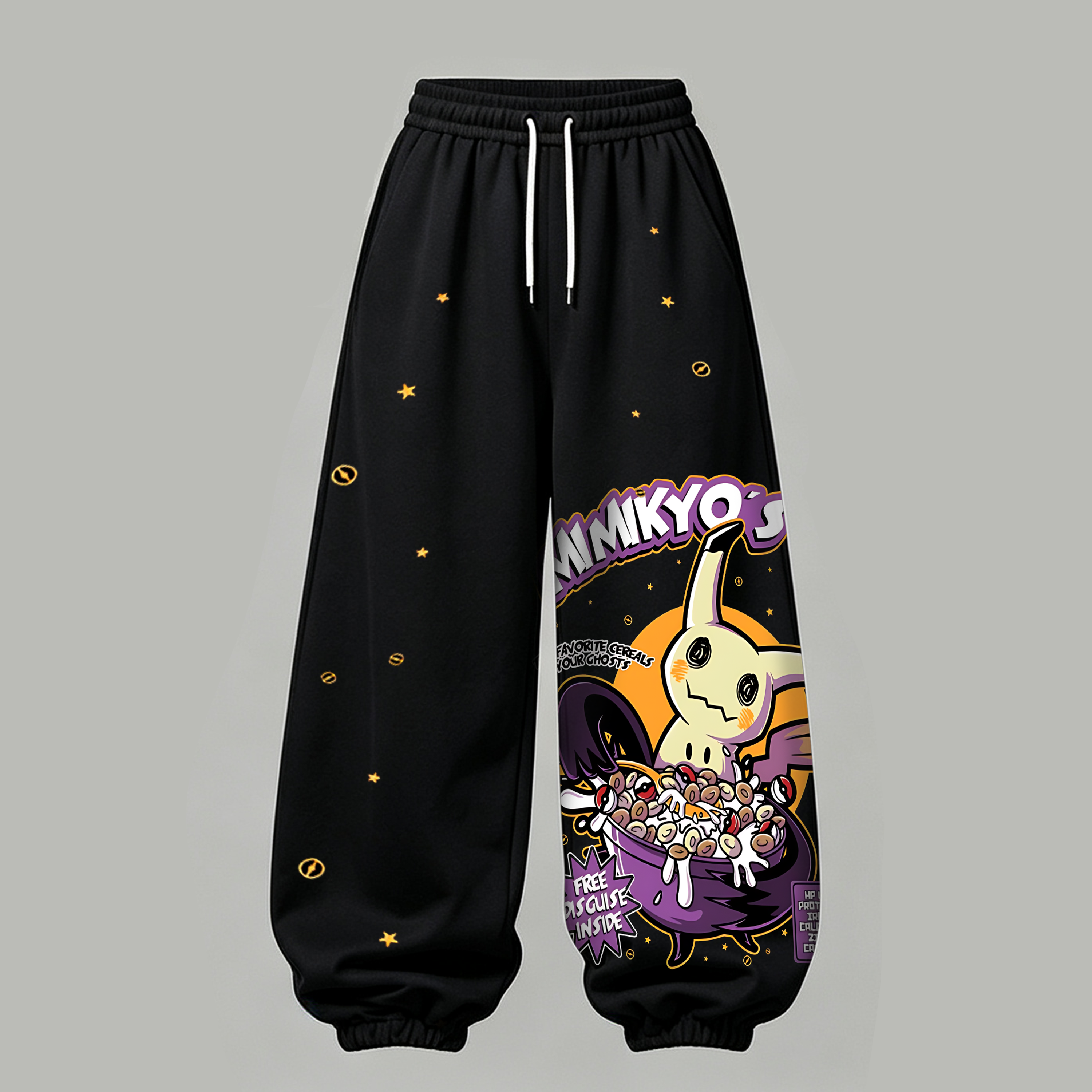 Pokémon Halloween Series Cropped Long Sleeve Hoodie & High Waist Jogger Pants Two Piece TeeThreads Sustain the Scene with Custom Apparel
