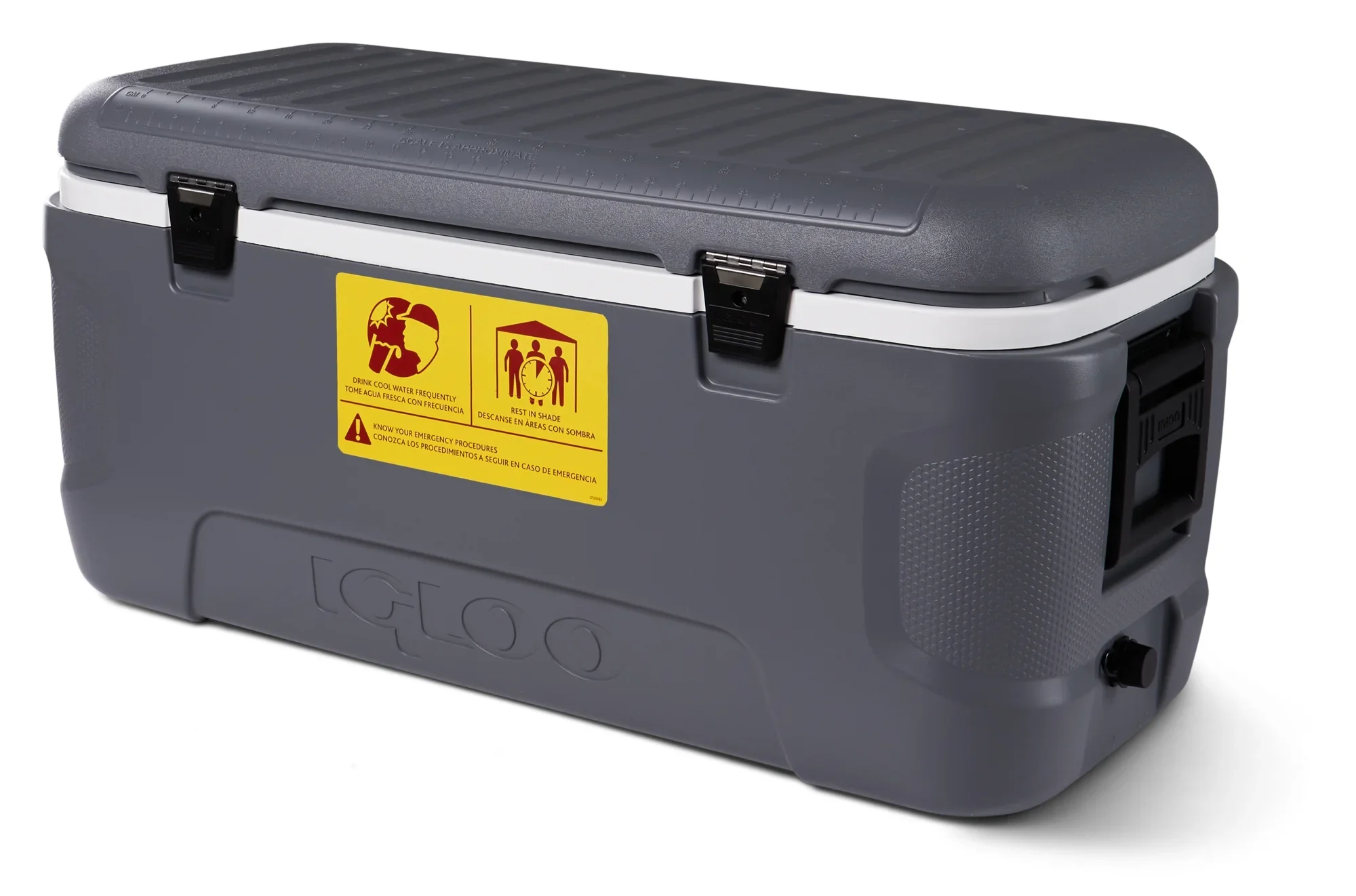 Igloo Workman Series Chest Cooler, 120 qt, Gray - Image 7 Igloo Workman Series Chest Cooler, 120 qt, Gray - Image 7