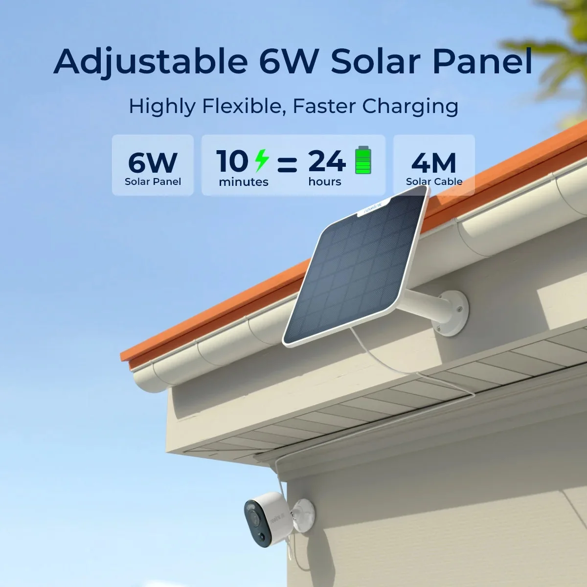 Reolink Argus Series 4K 8MP Battery/Solar-Powered Standalone WiFi Camera With Color Night Vision - Argus 3 Ultra - Image 3 Reolink Argus Series 4K 8MP Battery/Solar-Powered Standalone WiFi Camera With Color Night Vision - Argus 3 Ultra - Image 3