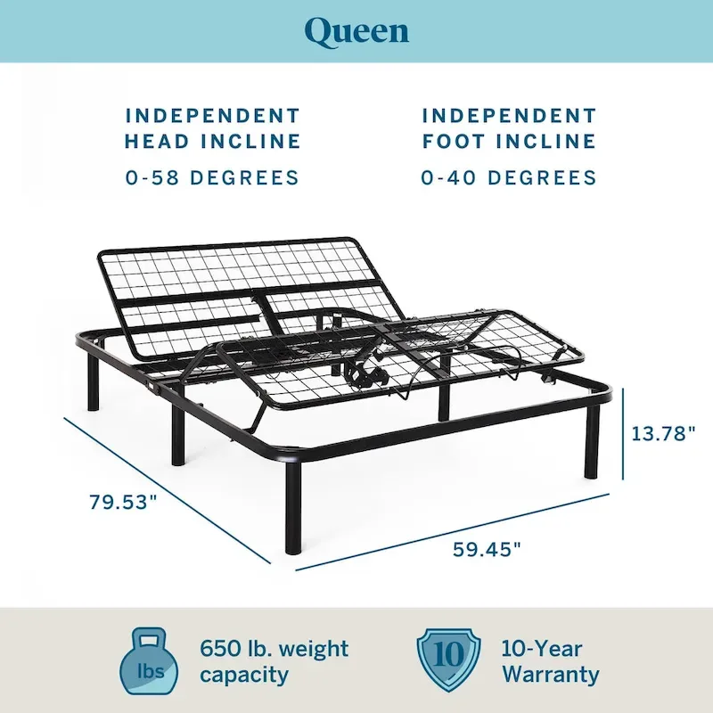 Lucid Adjustable Bed Base - Standard Model