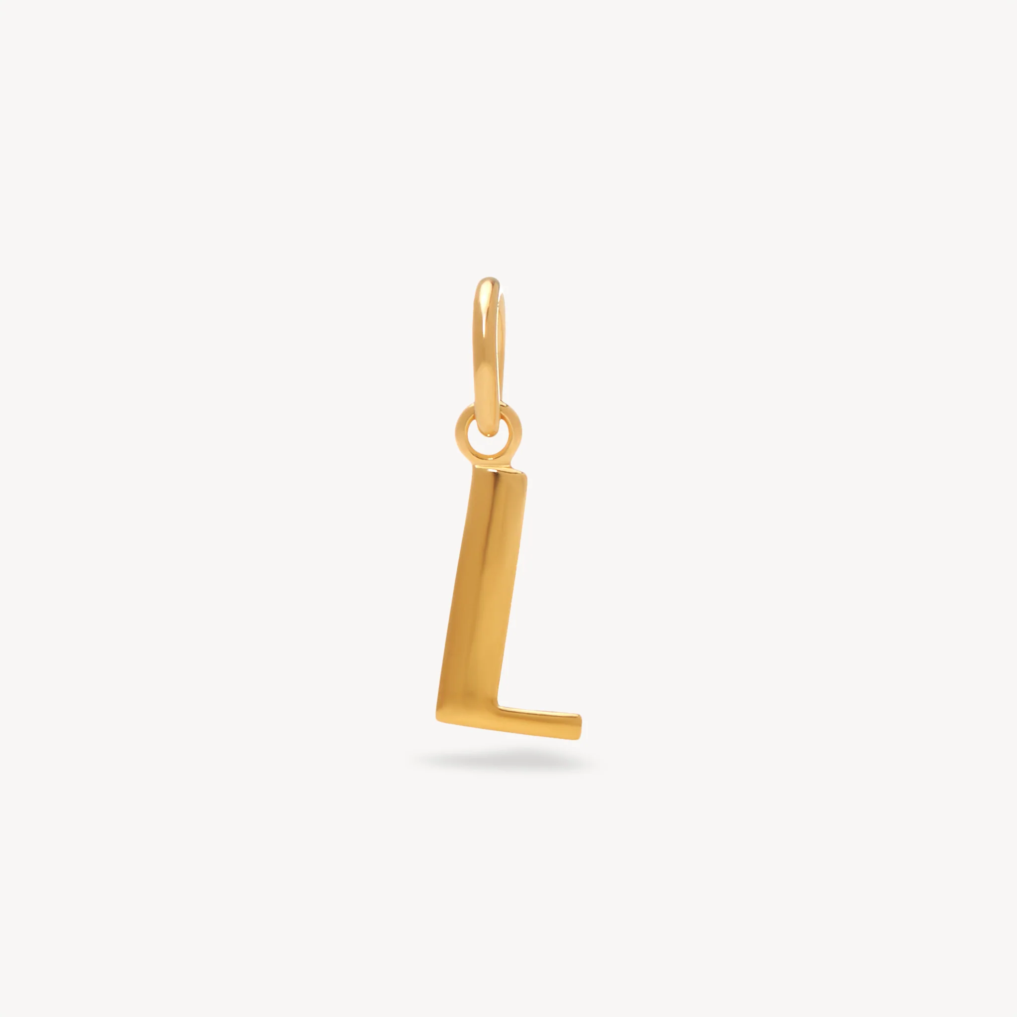 14k Gold Vermeil Letter Charm