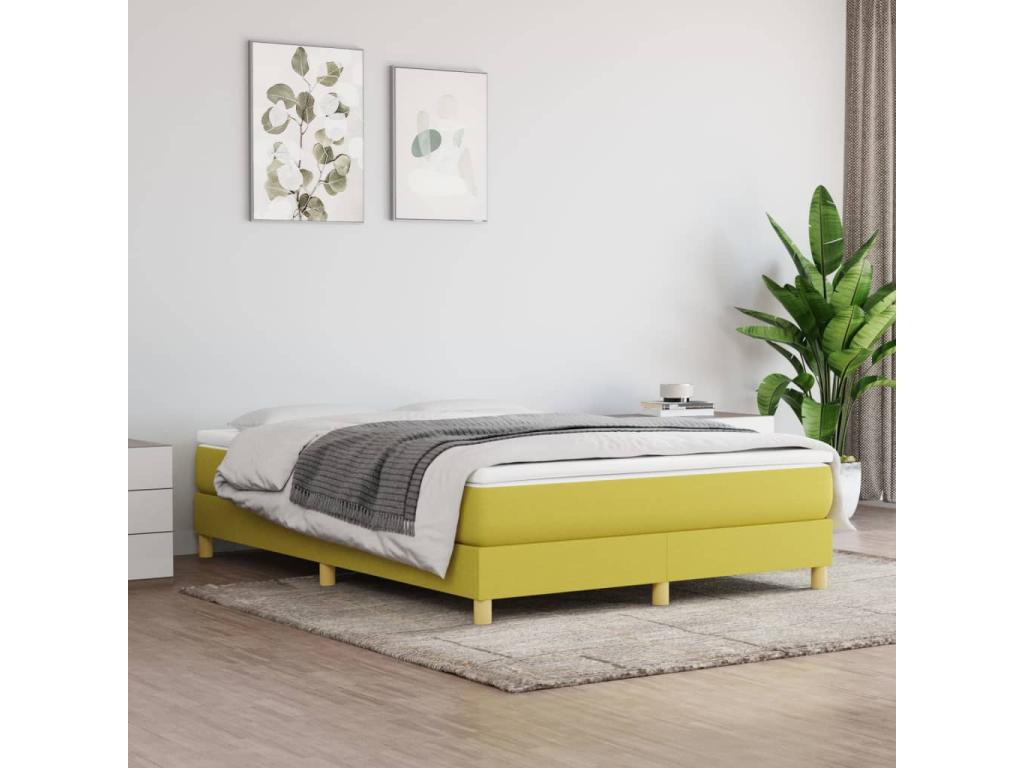 De cama box  Mueblescolor verde 140x190 cm