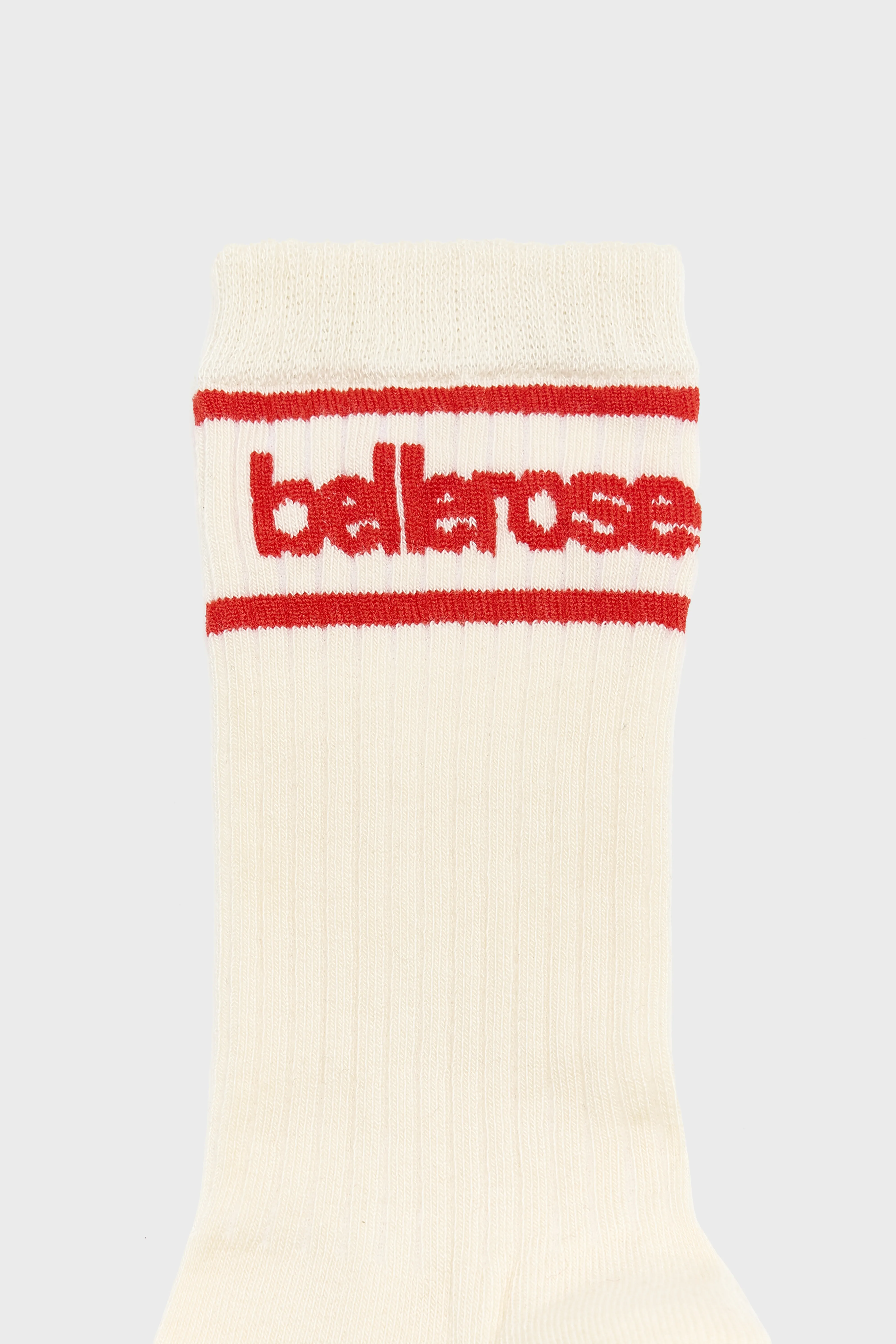 Bellerose Vrel ecru crew socks (252 / W / SWAN)