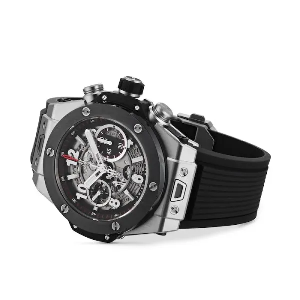 Hublot Big Bang Men Automatic Black Rubber Watch 411.NM.1170.RX