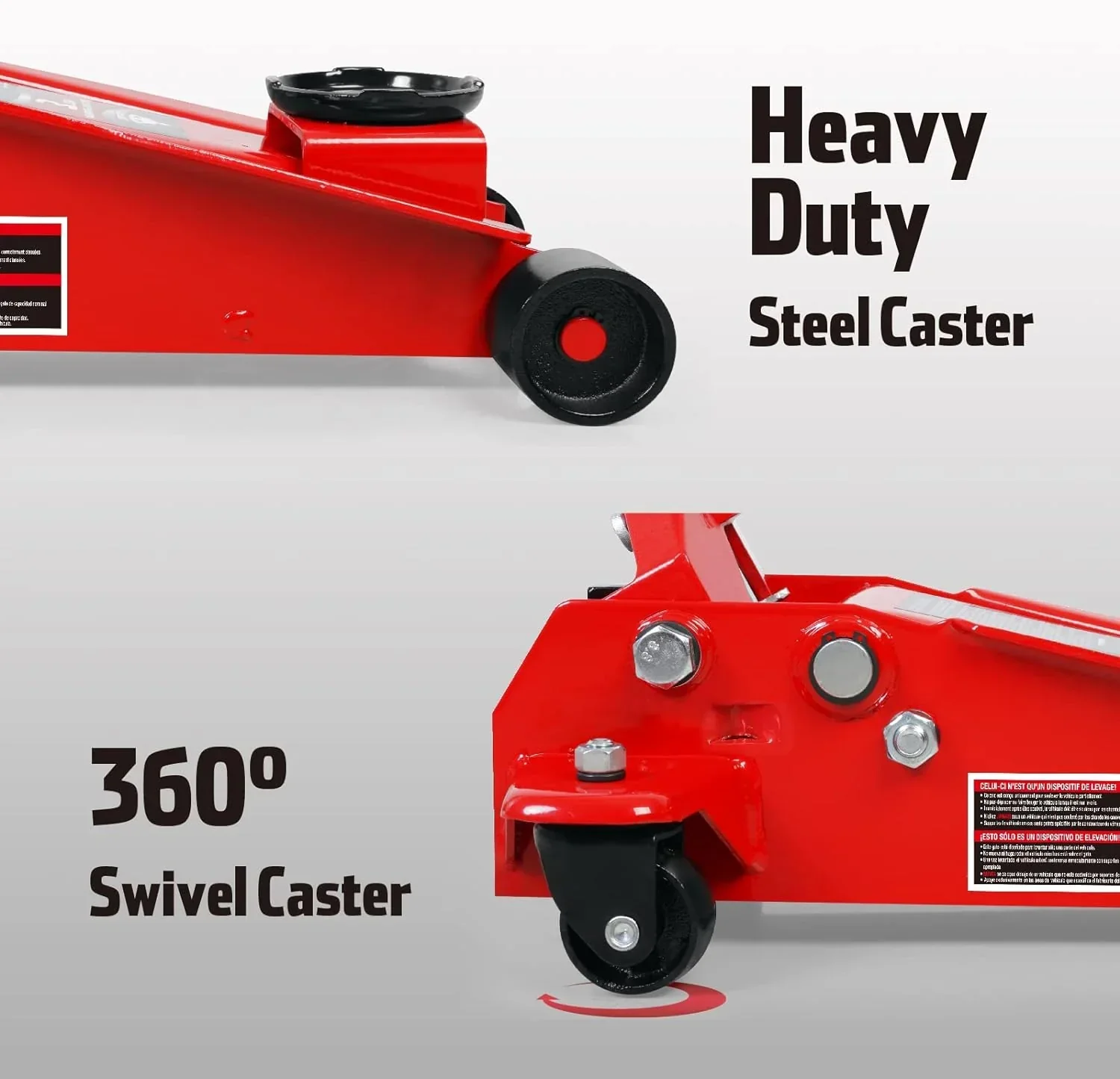 Jack Boss 3 Ton Aluminum And Steel Racing Floor Jack, Red - AS830011L - Image 13 Jack Boss 3 Ton Aluminum And Steel Racing Floor Jack, Red - AS830011L - Image 13