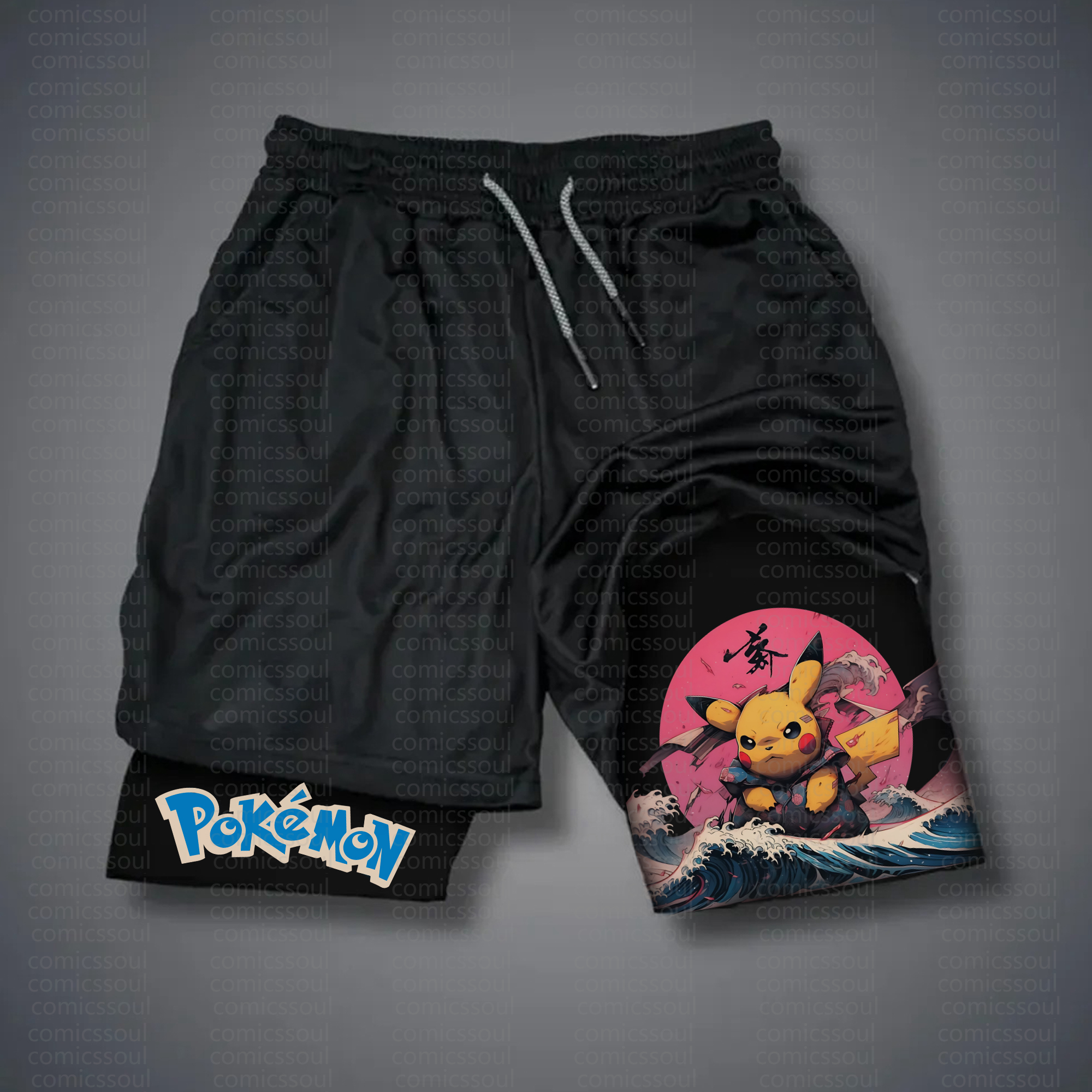Unisex Casual Anime Streetwear Shorts 丨Comicssoul