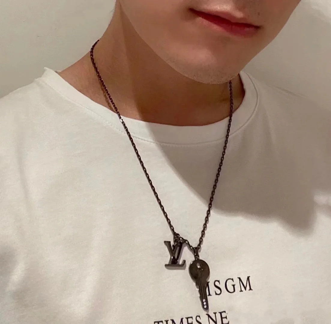 Louis Vuitton LV Monogram and Key Pendant Necklace - Original Replica Club