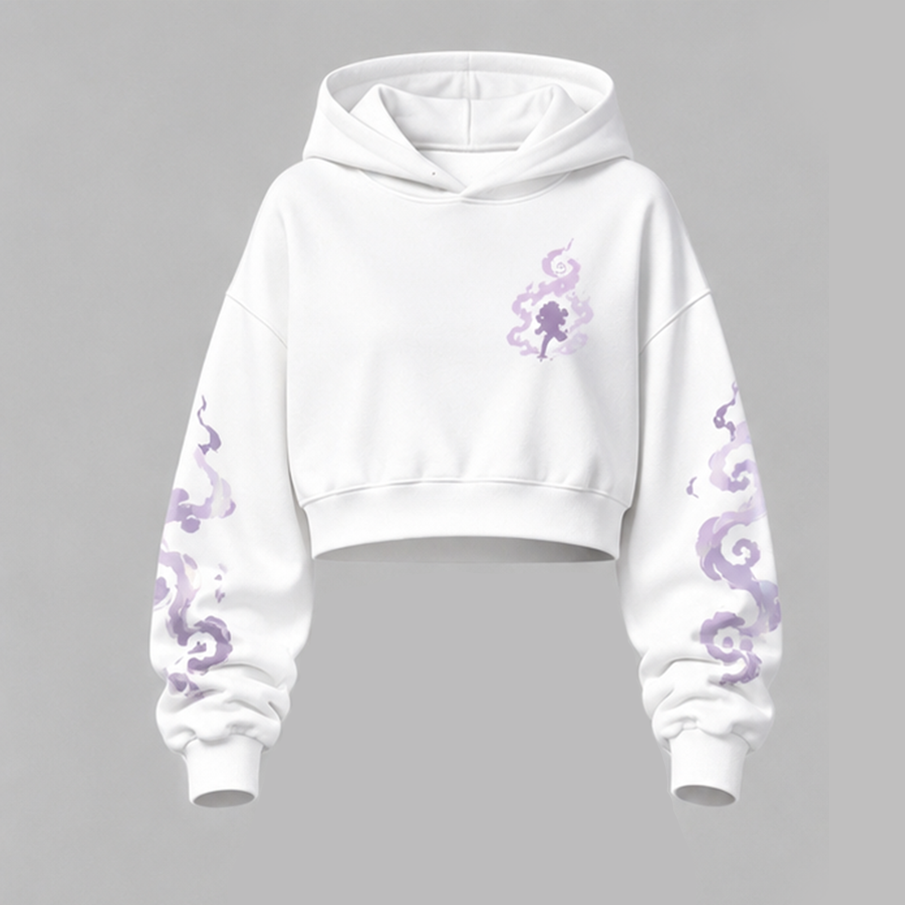 One Piece Cropped Long Sleeve Hoodie & High Waist Jogger Pants Two Piece TeeThreads Sustain the Scene with Custom Apparel