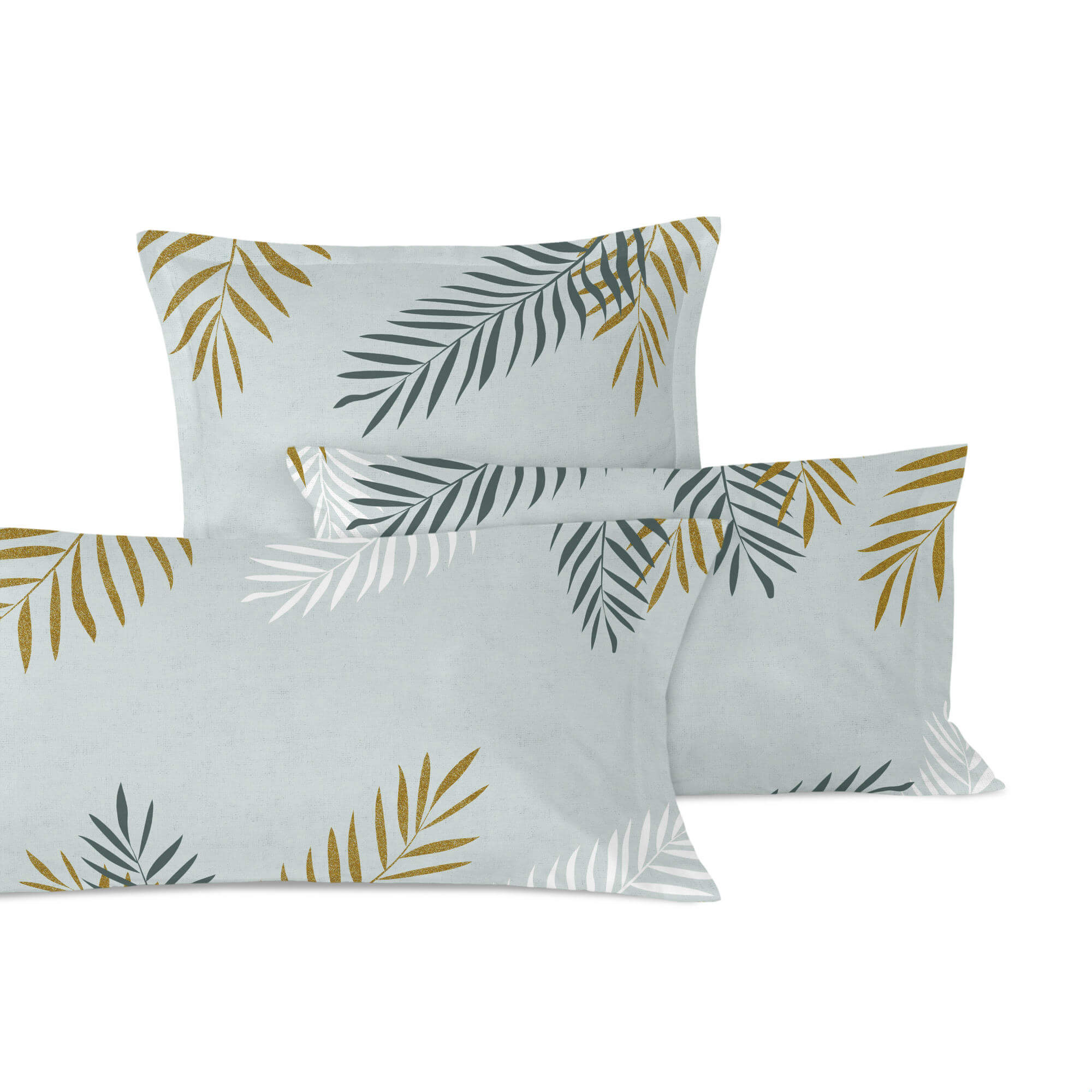 Blanc Kussensloop Foliage Mint