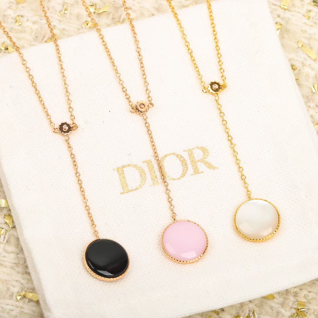 Dior Rose Des Vents Compass Pendant Y Necklace - Original Replica Club
