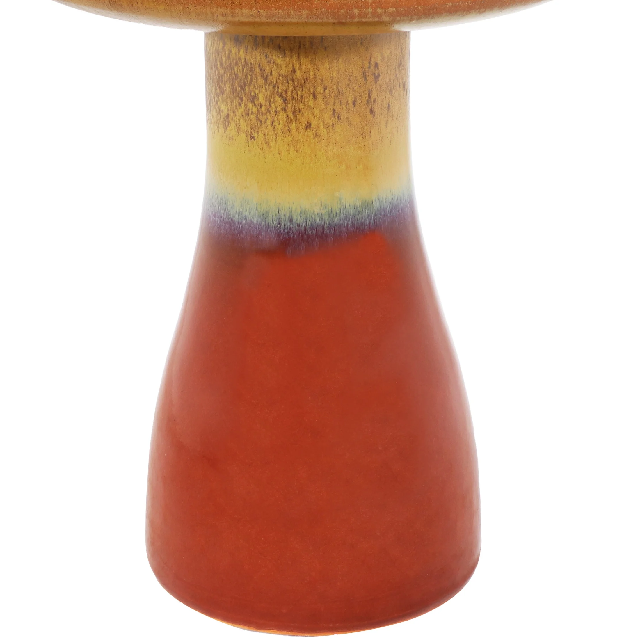 Sunnydaze Freestanding Ceramic Outdoor Bird Bath, Glazed, UV-Resistant Galaxy Blue Finish - Image 43