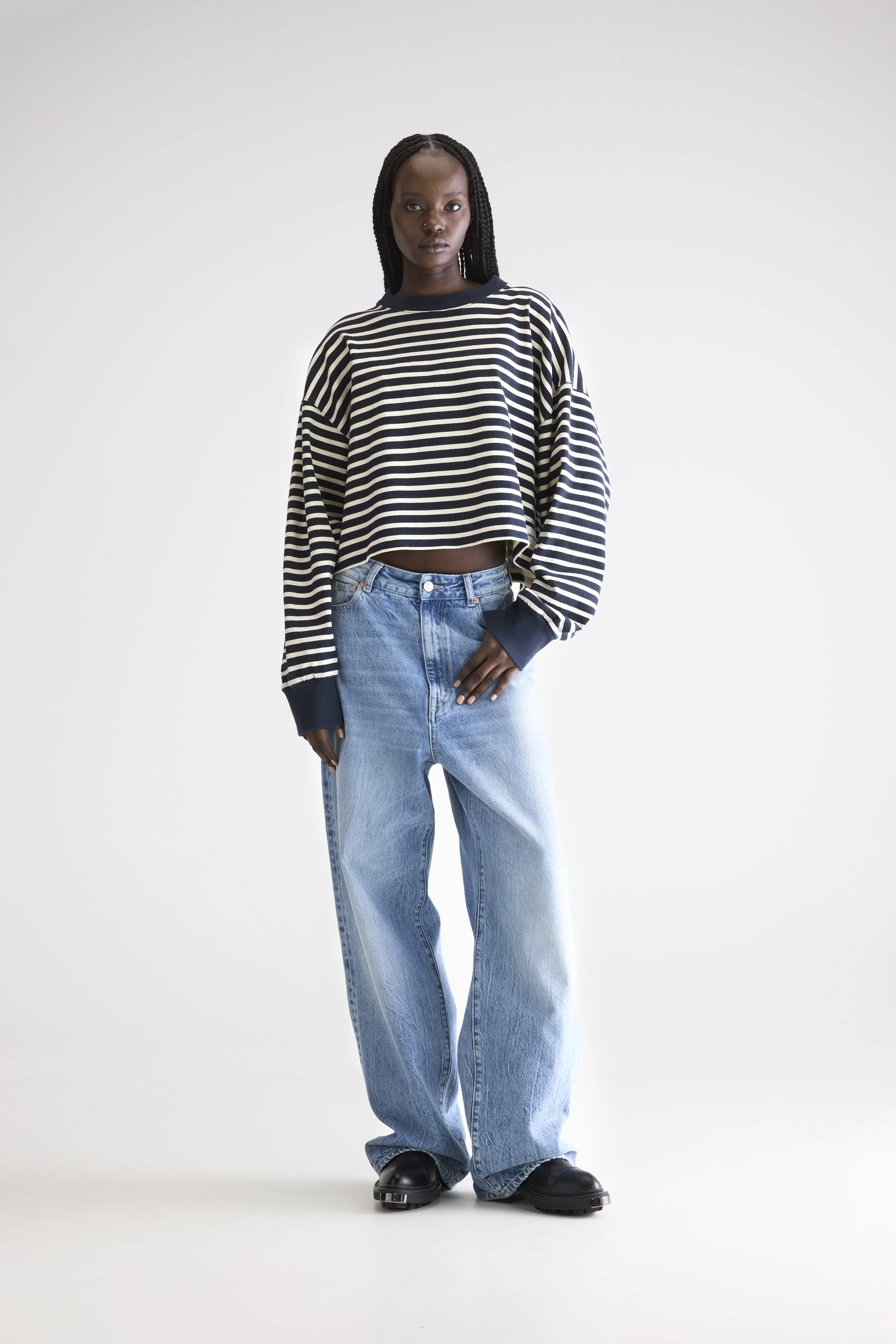 Bellerose Franto long-sleeve t-shirt (252 / W / STRIPE A)