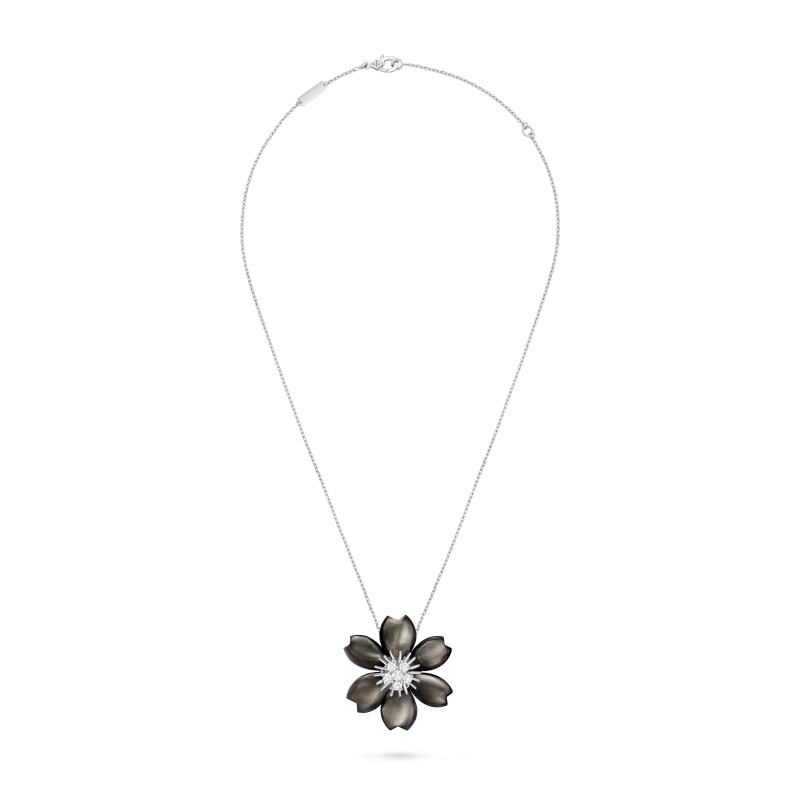Replicate Rose de Noël clip pendant, small model(1:1 replica) - Original Replica Club