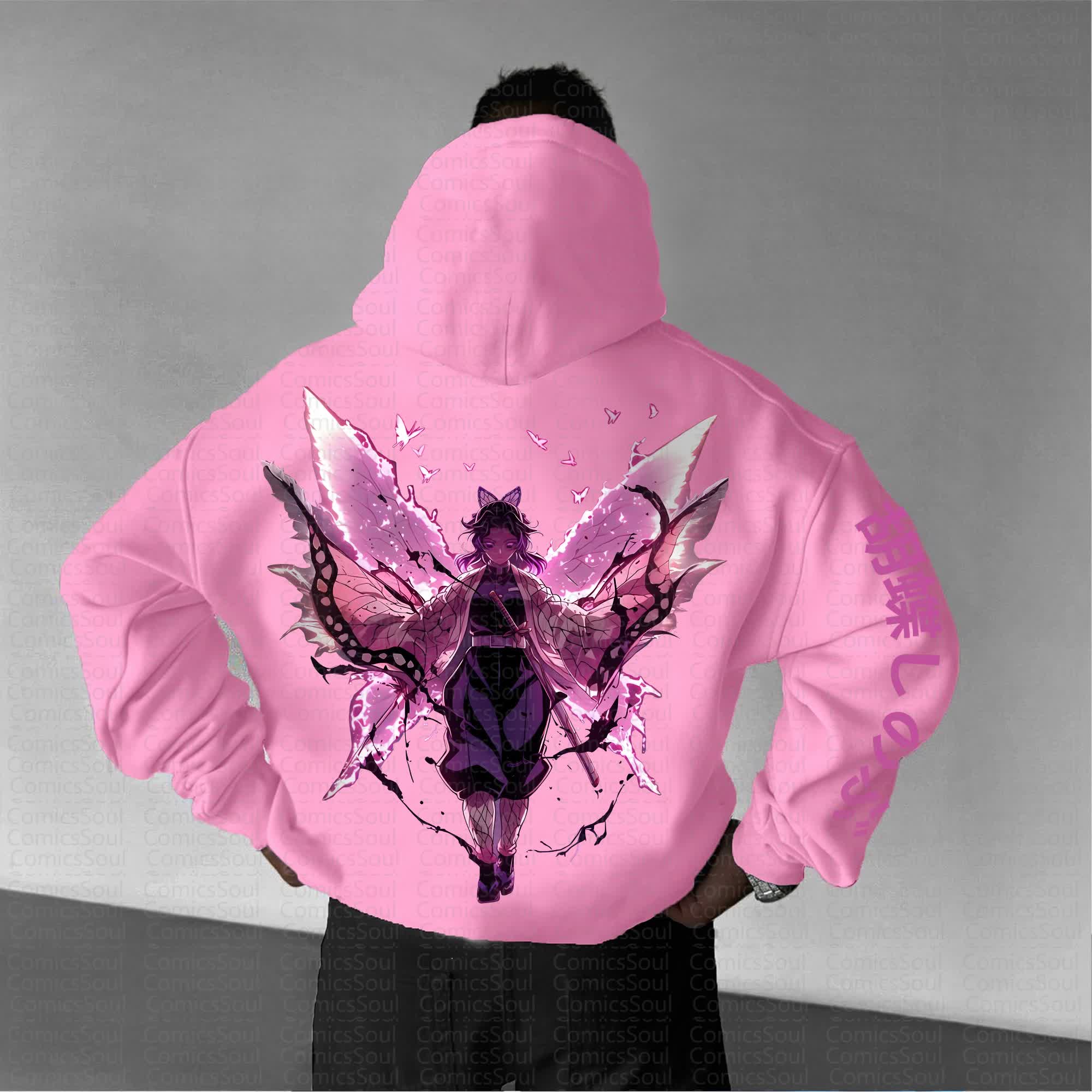 Unisex Anime Graphic Streetwear Vintage Hoodie丨Comicssoul