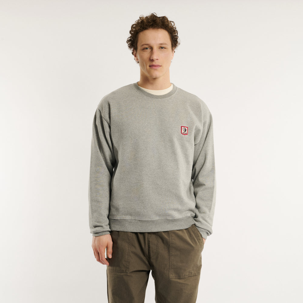 Au Vieux Campeur - Sweat Gaston - Gris Clair