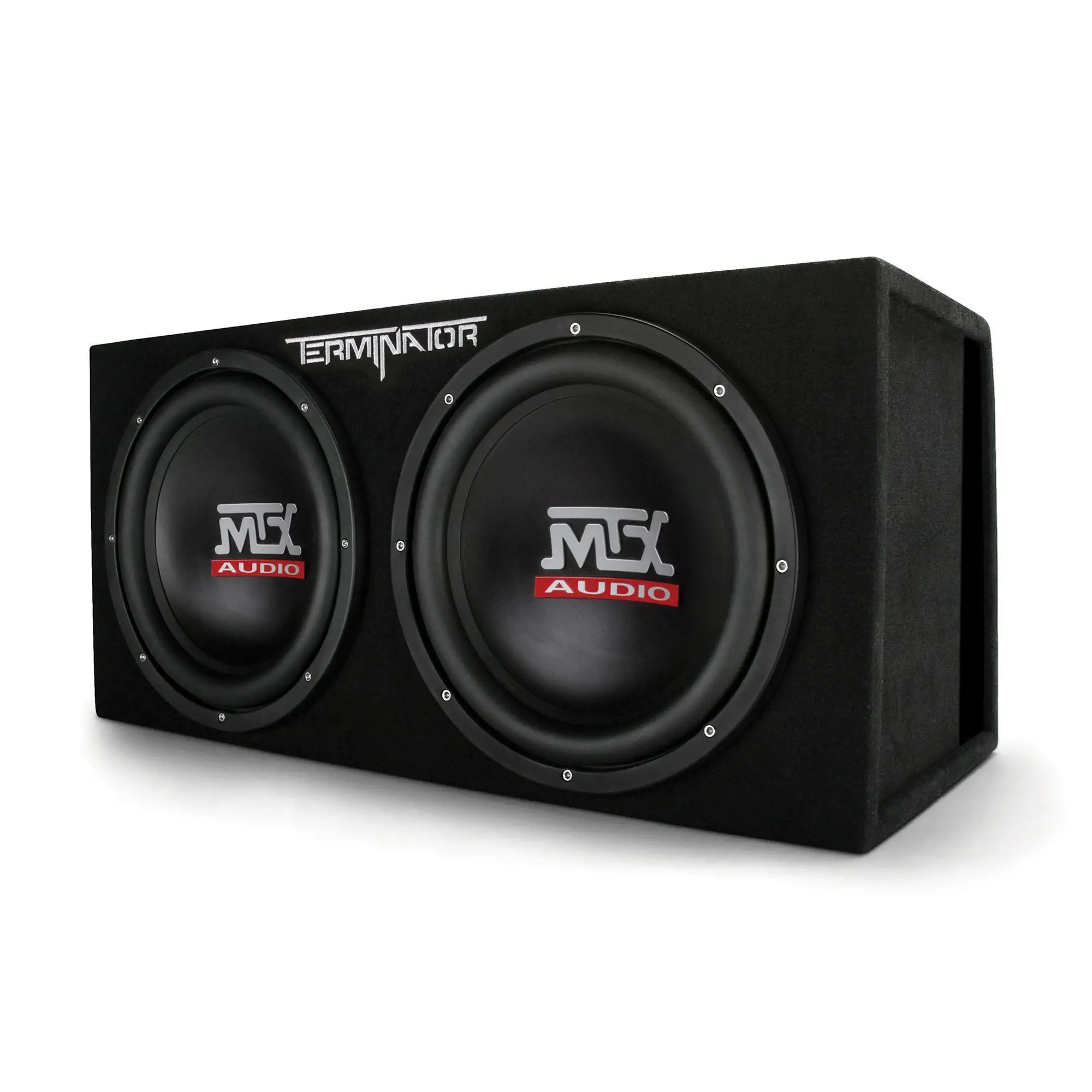 MTX Dual Loaded Subwoofer Enclosures, 12 Inch, 2000 Watt Max, 4 Pack - TNE212DV - Image 2 MTX Dual Loaded Subwoofer Enclosures, 12 Inch, 2000 Watt Max, 4 Pack - TNE212DV - Image 2