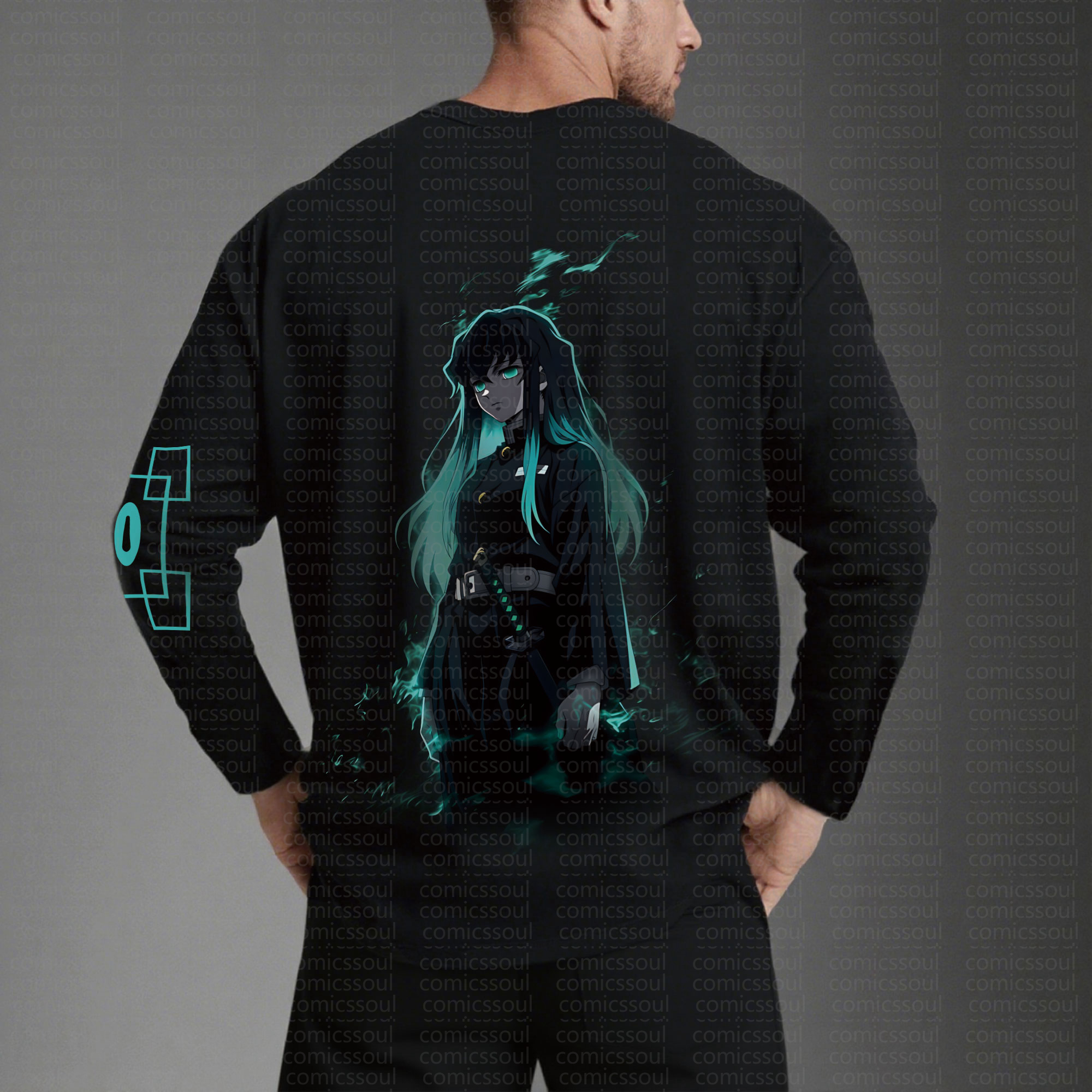Unisex “Comicssoul” Anime Graphic Streetwear Vintage Long-Sleeved T-shirt