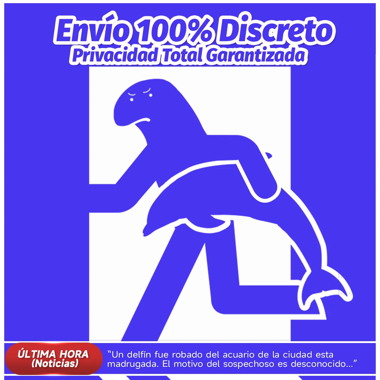 Empaque 100% discreto y seguro con temática divertida para el stroker anime de Dr.YUU