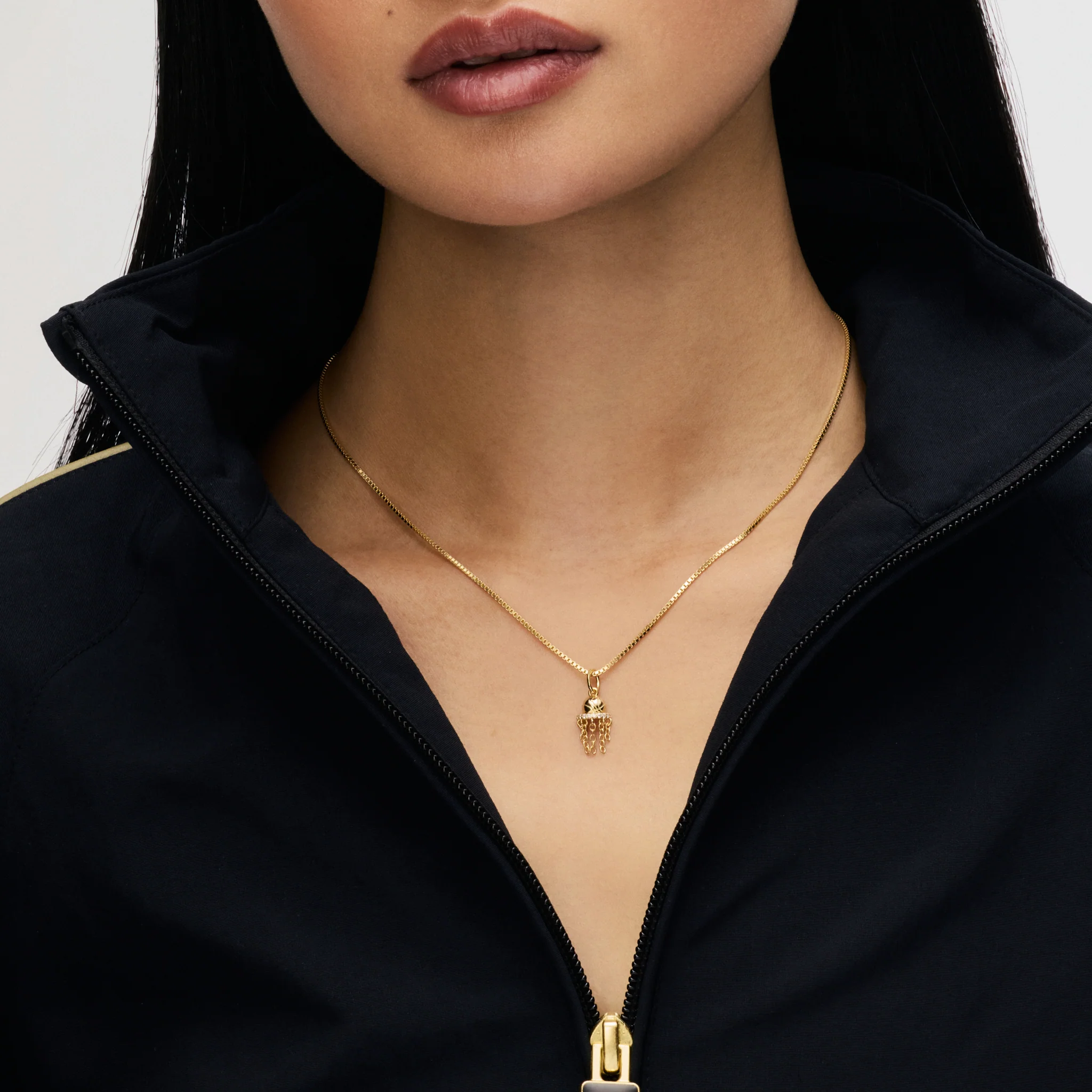 Box Chain Slider Necklace