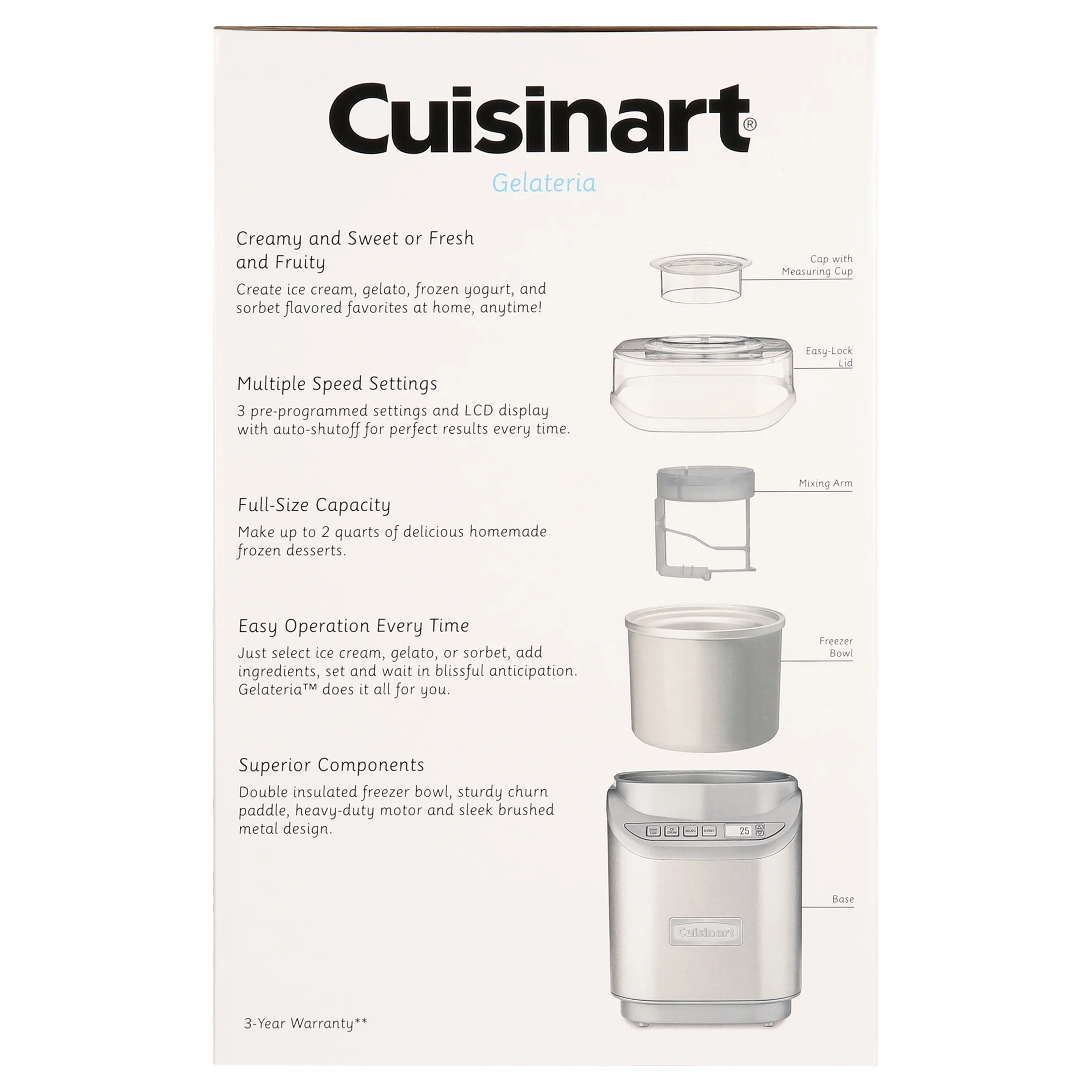 Cuisinart Ice Cream/Yogurt Makers Cool Creations? Ice Cream Maker - Image 6