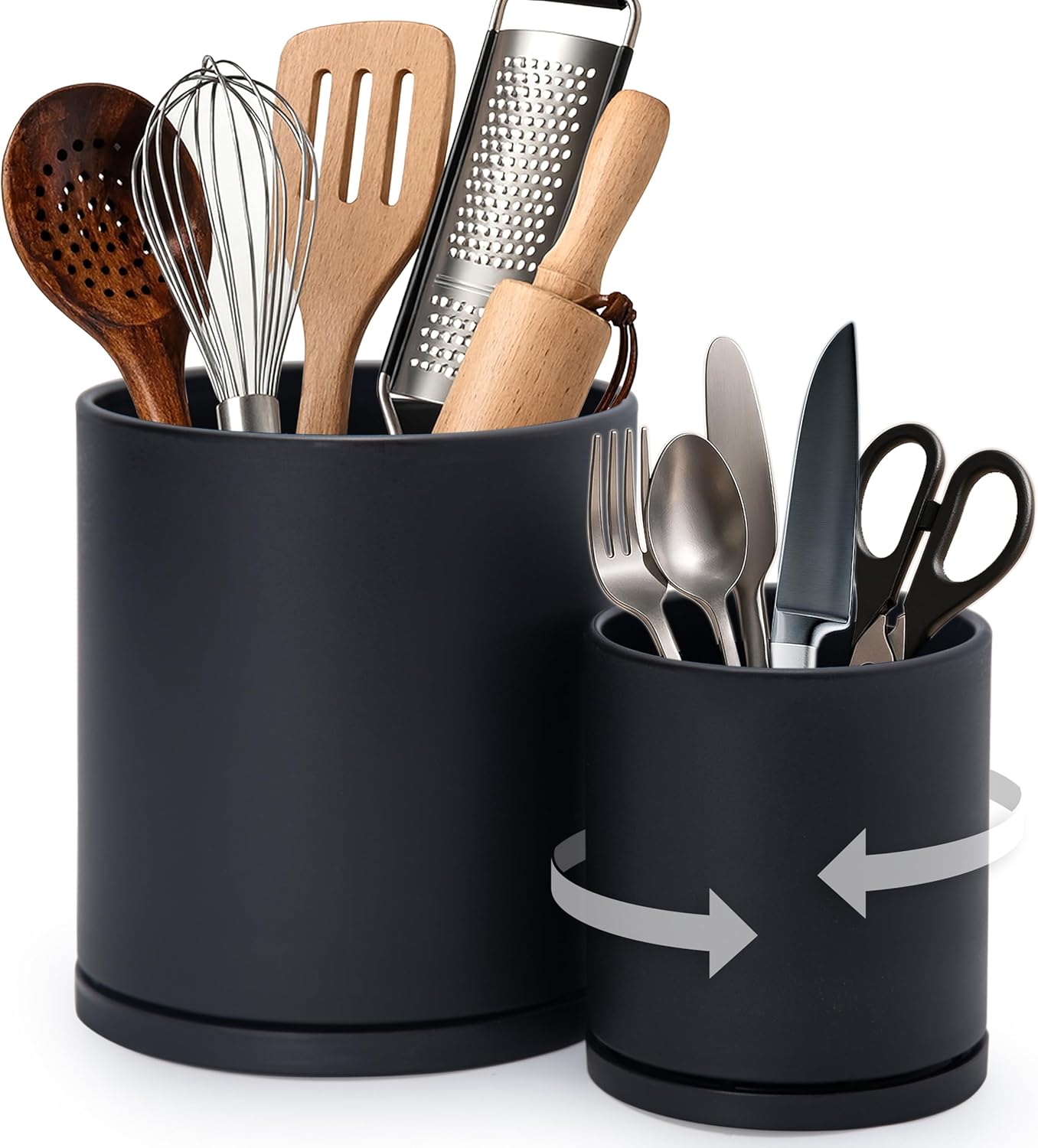 D'vine Dev 360° Rotating Utensil Holder Set – 7.2