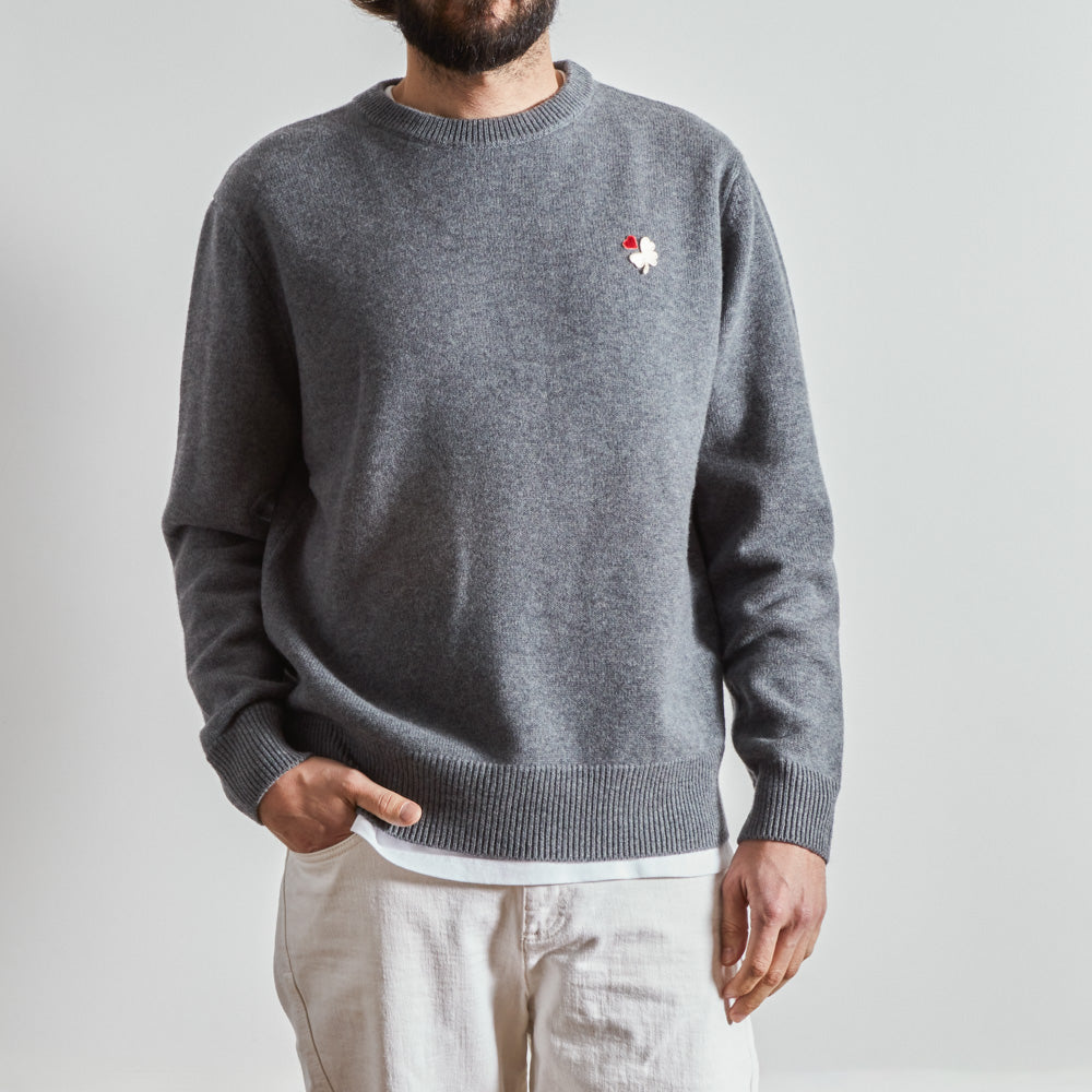 Merci - Pullover Lucky - Gris