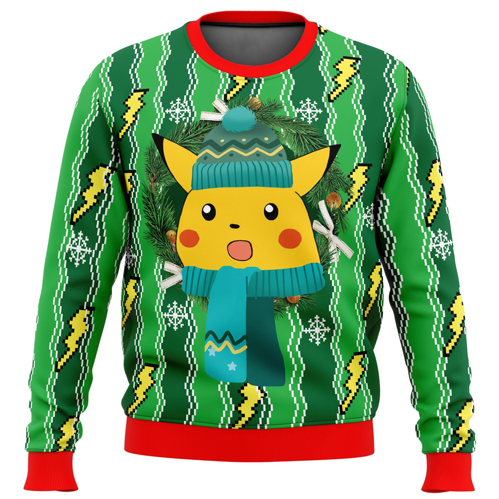 Unisex Anime Ugly Christmas Sweater TeeThreads Sustain the Scene with Custom Apparel