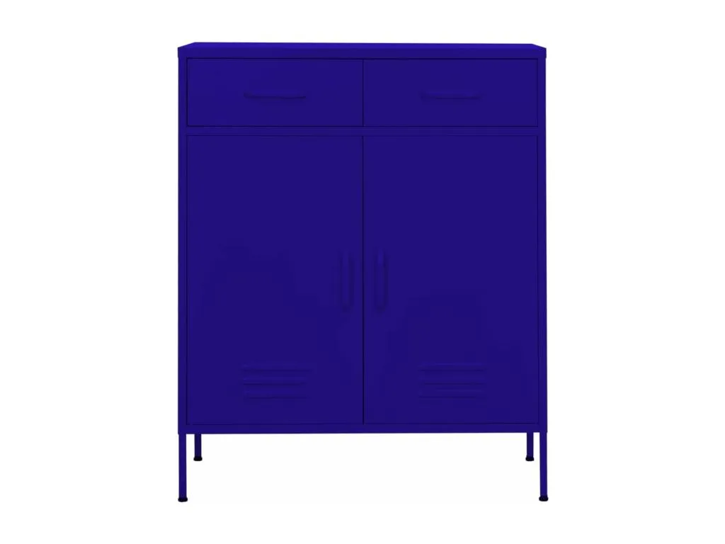 Armario de Almacenamiento en Acero Azul Decohoguera 80x35x101.5 cm DB9602396