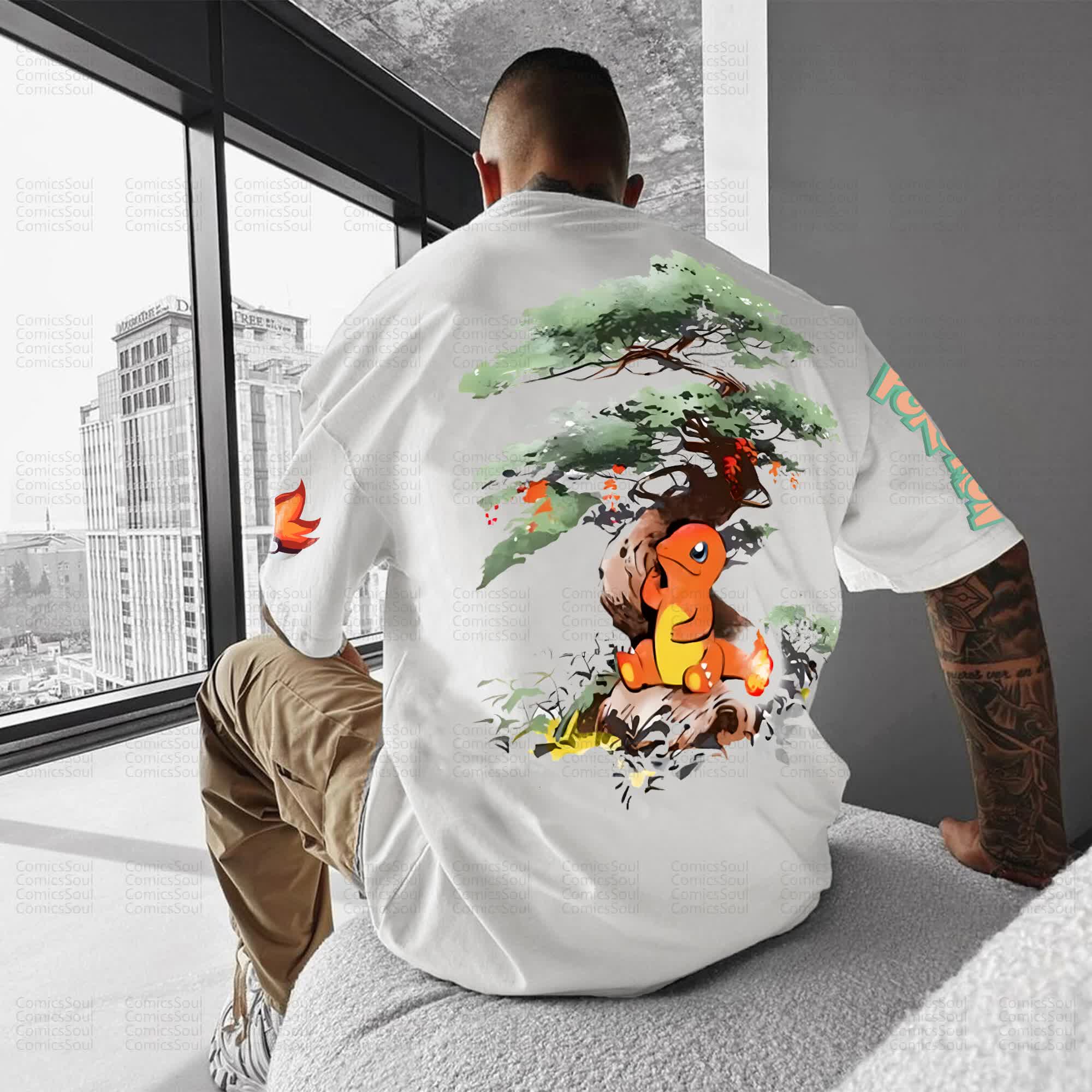 Unisex Anime Inspired Vintage T-Shirt丨Comicssoul