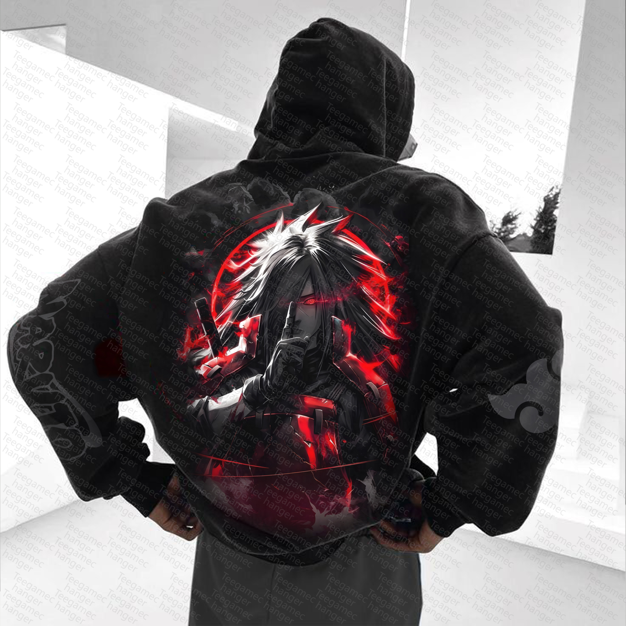 Unisex Anime Graphic Streetwear Vintage Hoodie